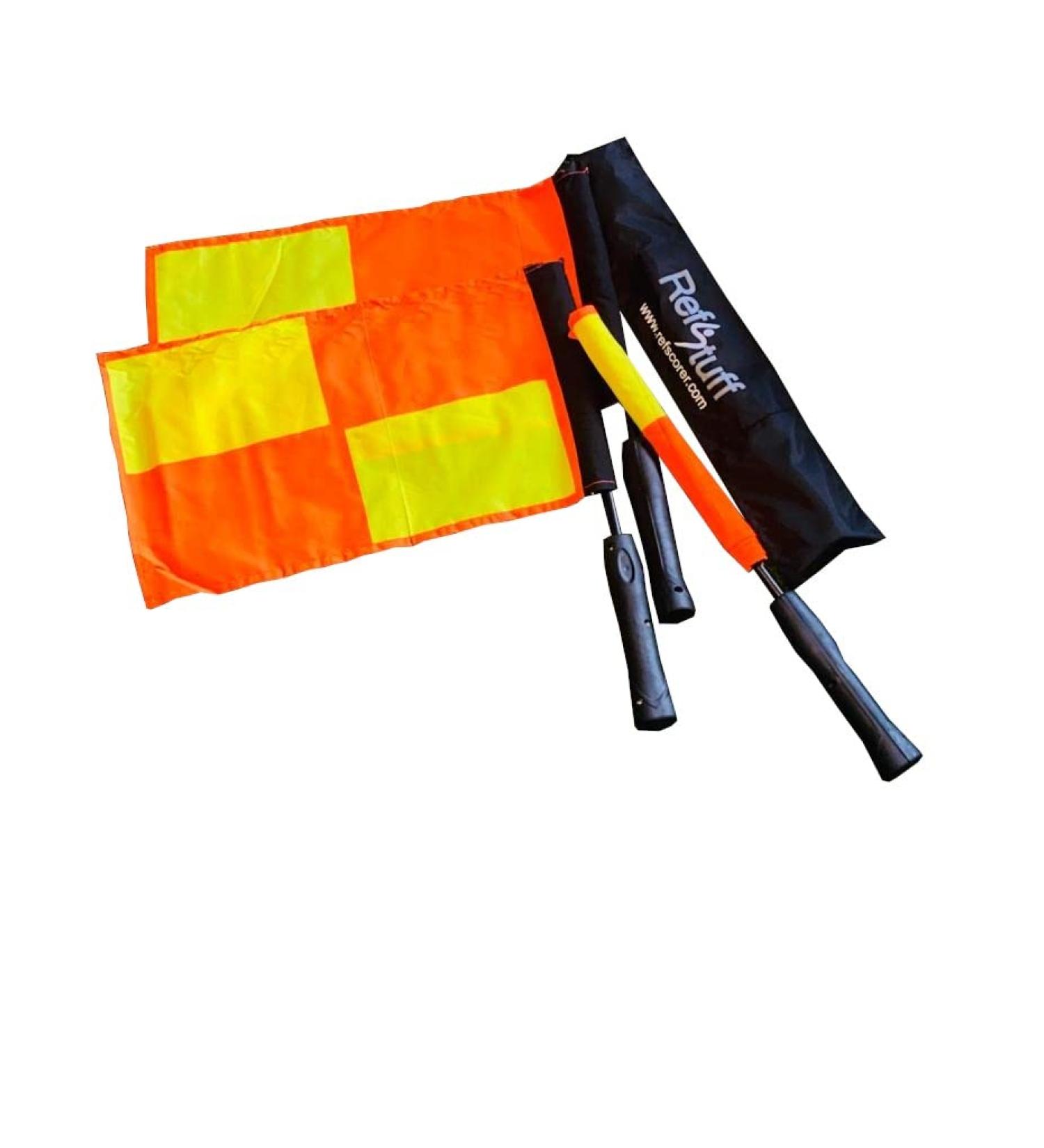 RefStuff Soccer Referee PRO Flags - High-Quality Assistant Linesman Flags (Pair) - Buy Online on SooperMarket.com