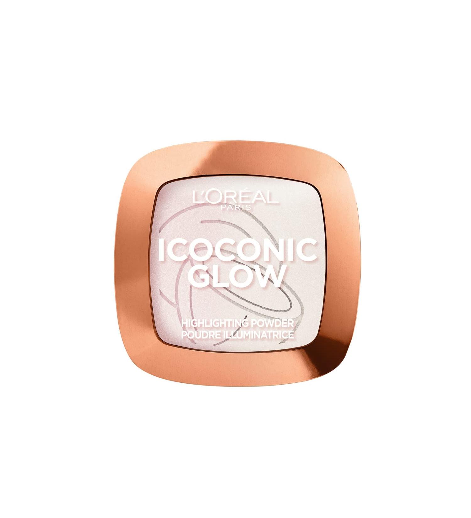 L'Or al Paris Powder Highlighter 01 Iconic Glow - Shop 1 Piece Pink Highlighter for Radiant Skin | International Shipping Available - Buy Online on SooperMarket.com