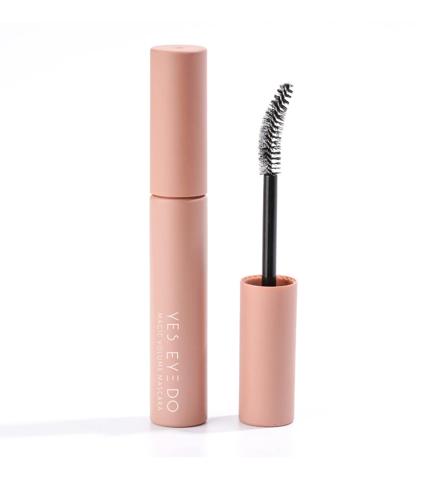 YES.EYE DO Waterproof Mascara Black Tubing Mascara for Lash Volumizing Lengthening and Curling Eyelash Mascara with Curved Brush Smudgeproof Clump-free Long-lasting Black