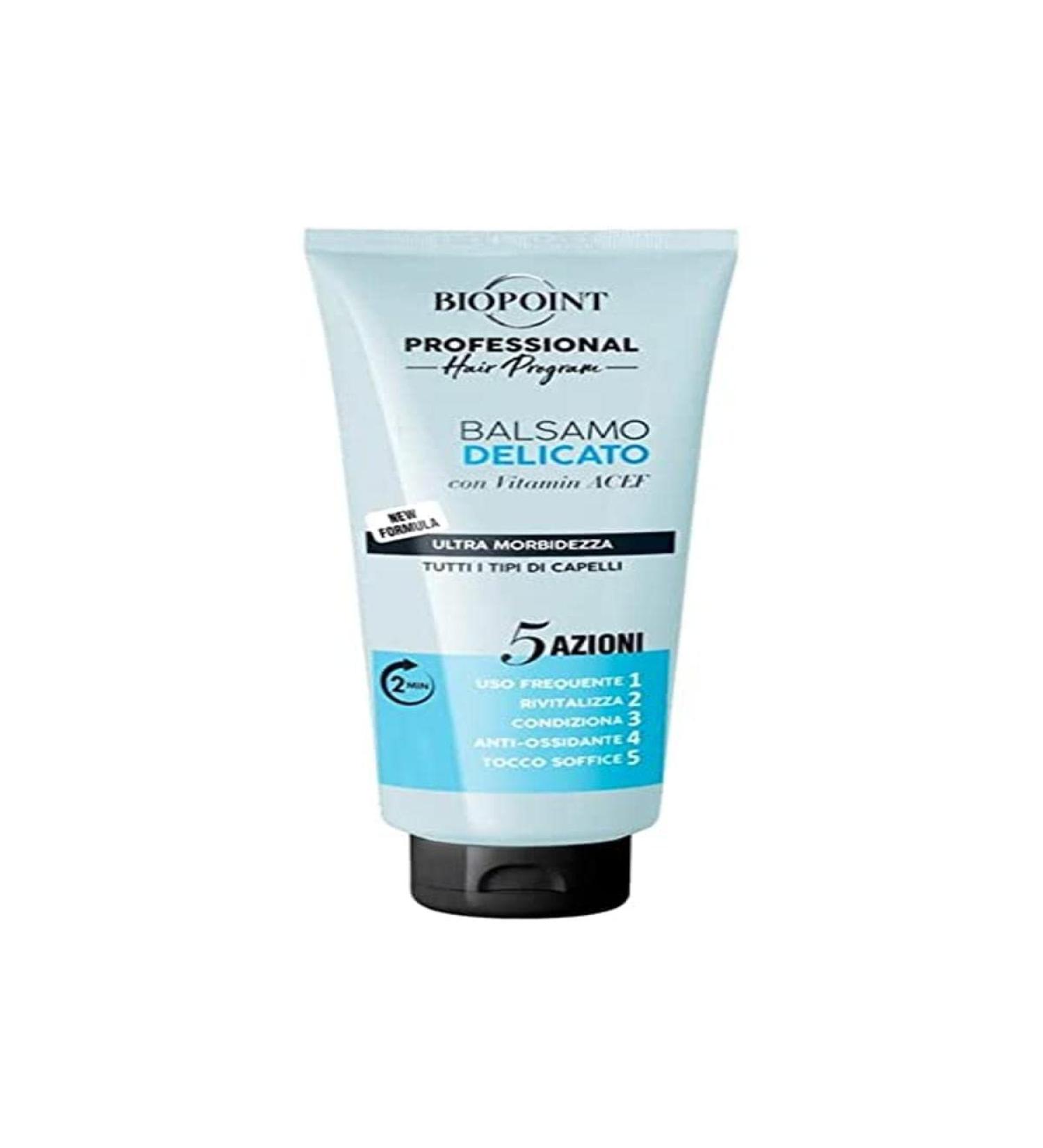 BIOPOINT Balsamo Capelli Delicato Con Vitamina ACEF Uso Frequente 350ml