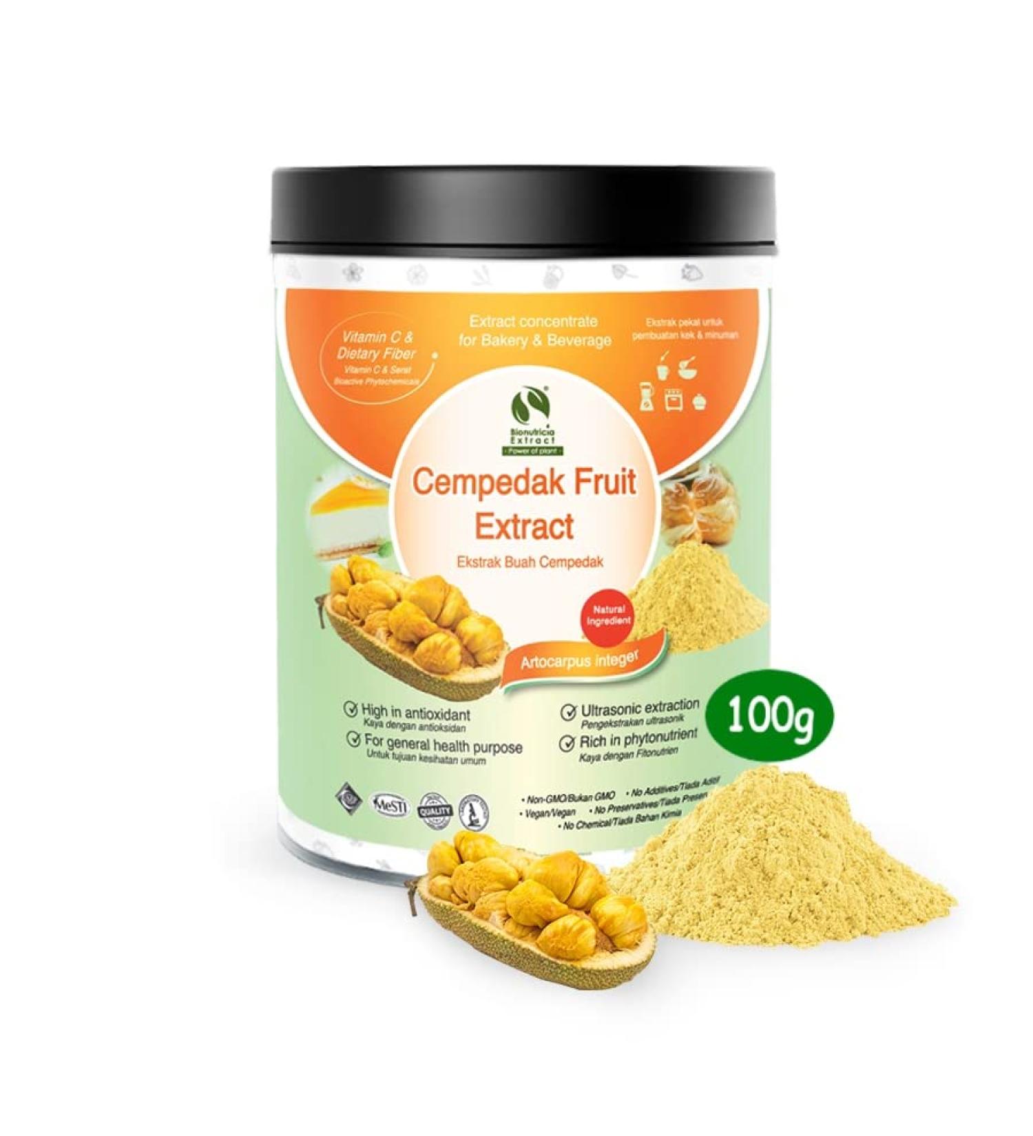 9x Cempedak (Artocarpus integer) Standardized Extract Powder 100g - Buy Online on SooperMarket.com