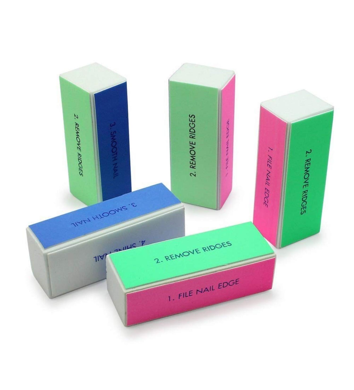 YIMART 5Pcs Nail Art Buffer Block Set for Manicure and Pedicure - Flower Design - Buy Online on SooperMarket.com