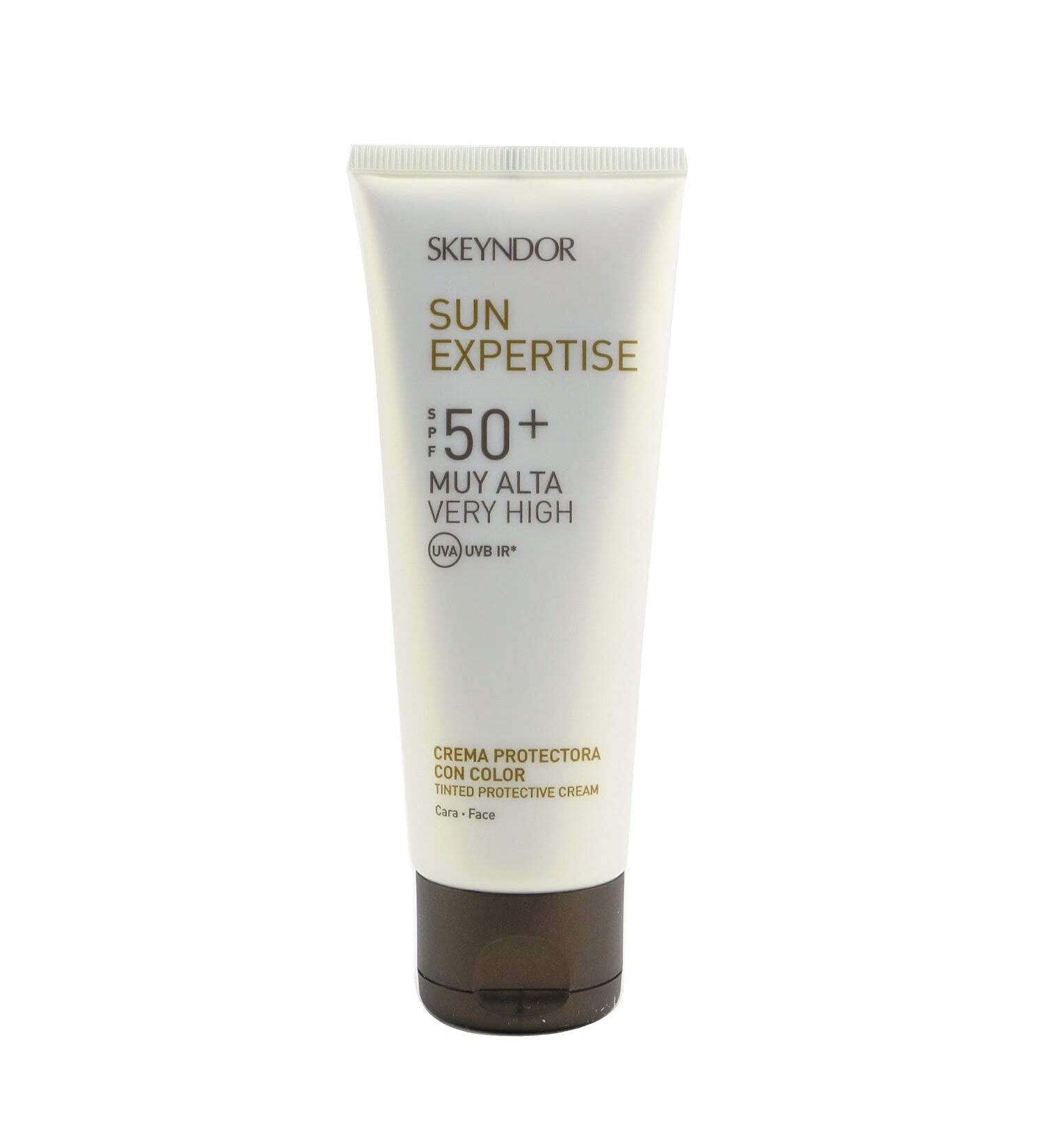 Skeyndor Sun Expertise Tinted Protective Cream SPF 50+ - 75 ml | Best Tinted Sunscreen for Face | International Shipping Available - Buy Online on SooperMarket.com