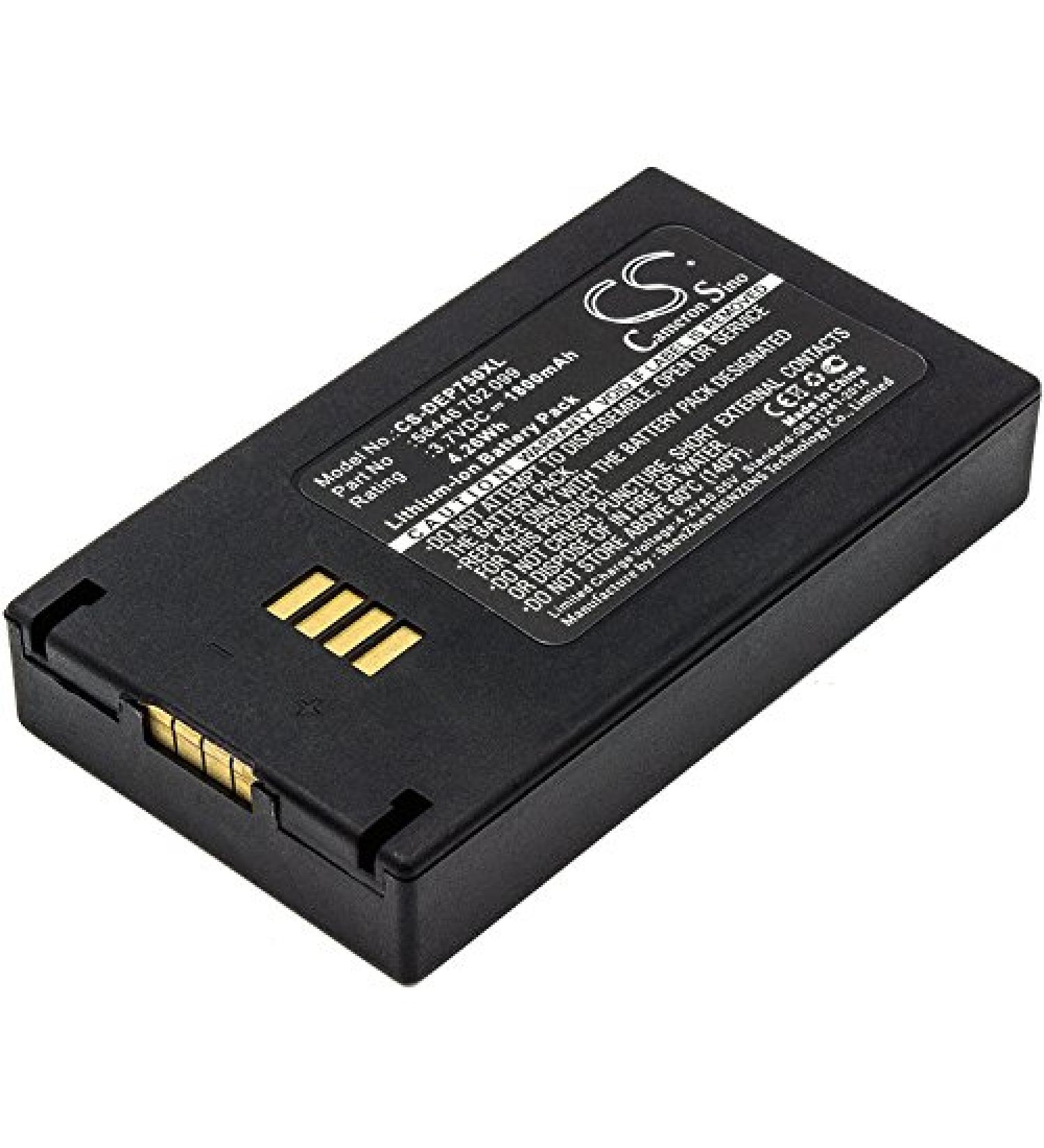 1800mAh Replacement Battery for EasyPack Poliflex 750 EZPack XL 56446 702 099 (3.7V) - International Shipping Available - Buy Online on SooperMarket.com