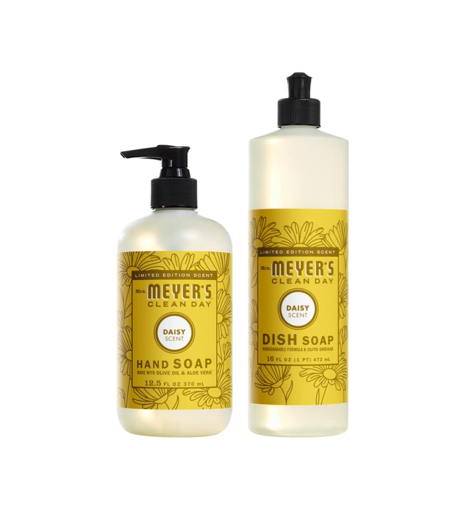 Shop Mrs. Meyer's Clean Day Variety Bundle - Liquid Hand Soap & Dish Soap (Daisy) - Eco-Friendly & Vegan - International Shipping Available - Buy Online on SooperMarket.com