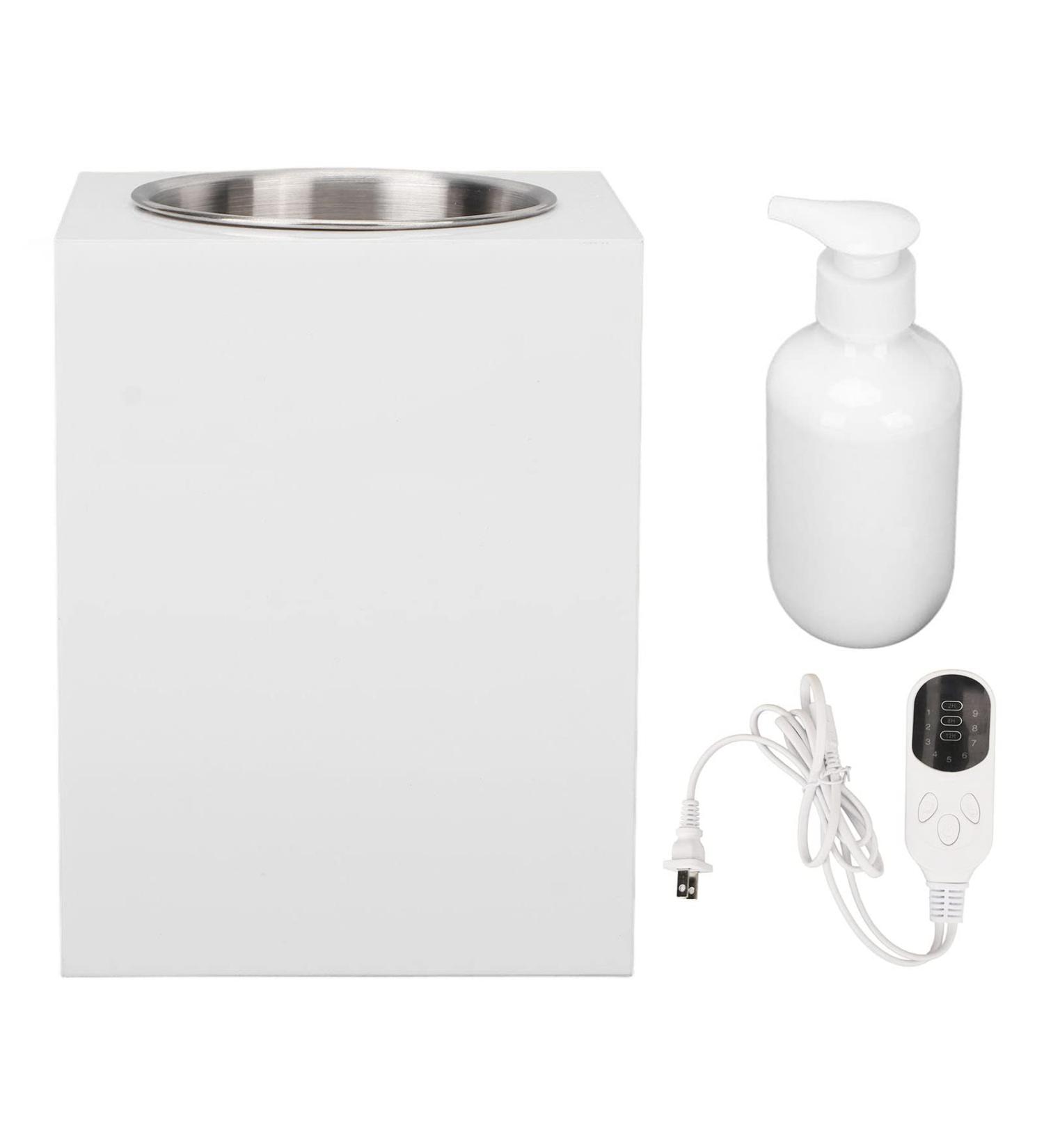 Massage Oil Bottle Warmer Single Bottle Salon Cream Warmer Automatic Adjusted Temperature Compact Lotion Warm Heater for Salon(US plug) - Buy Online on SooperMarket.com