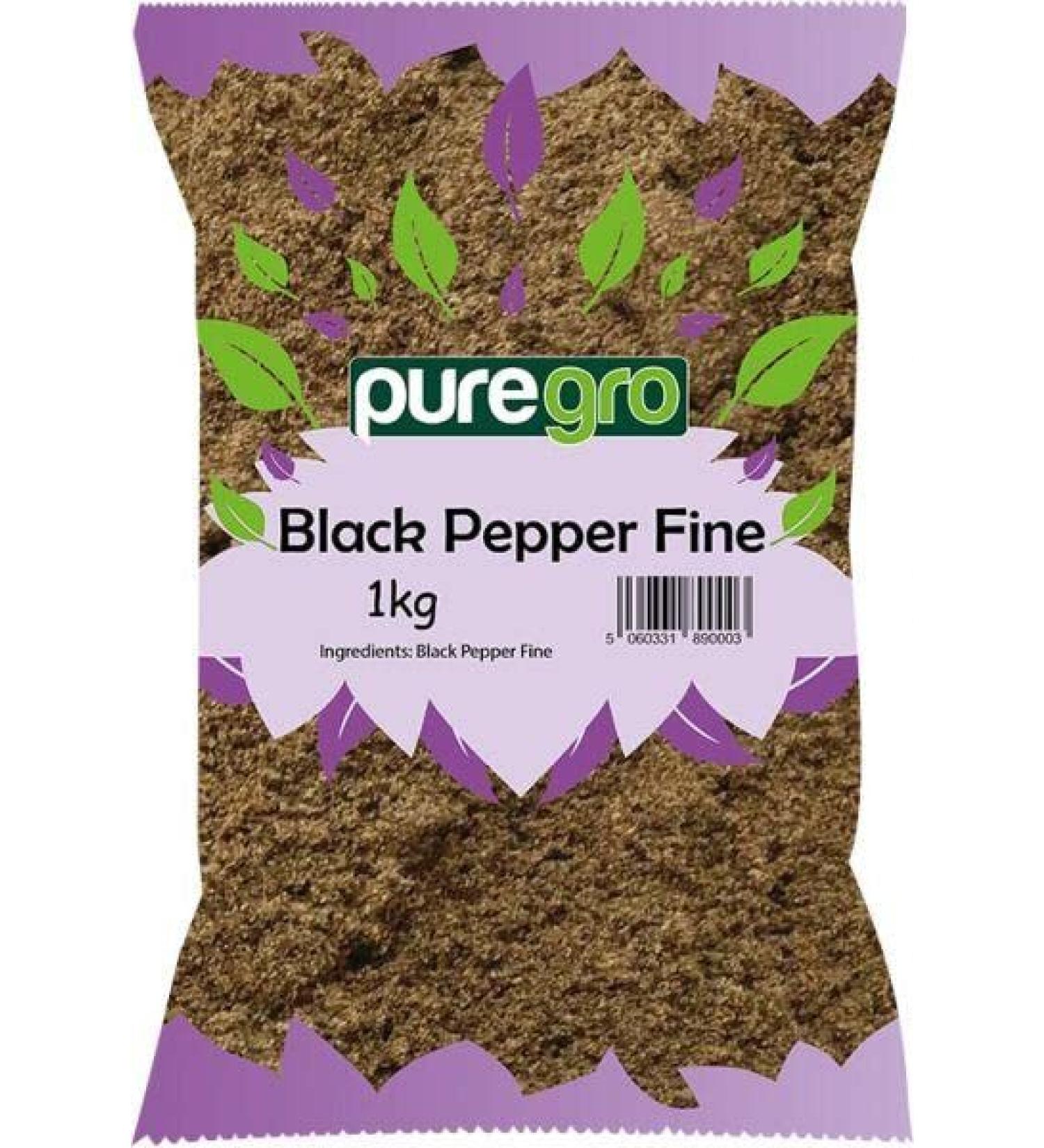 Puregro Black Pepper Ground 1kg