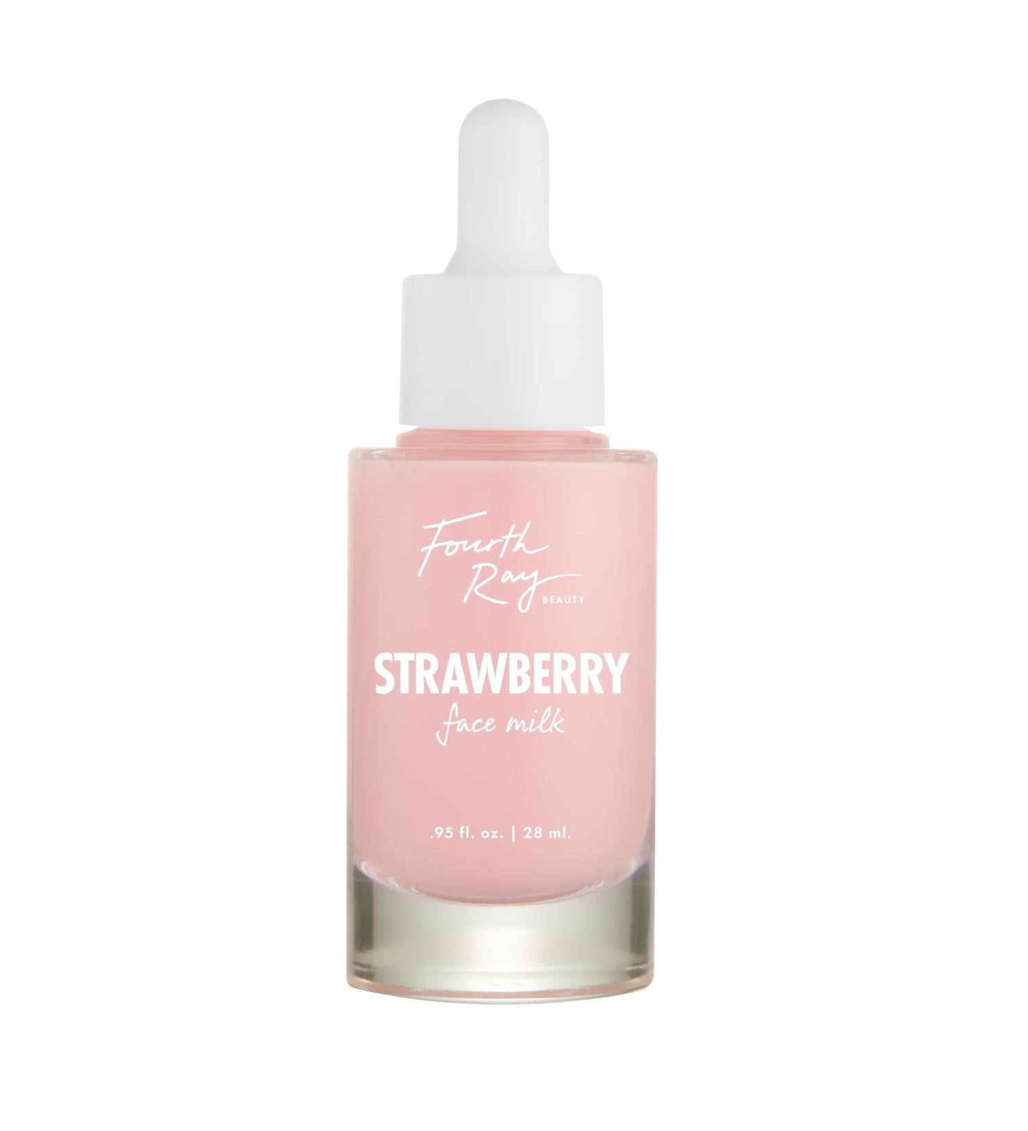 Buy ColourPop Fourth Ray Beauty Strawberry Face Milk - Moisturizing Serum with Strawberry Seed Oil & Lotus Flower for Healthy Skin - International Shipping Available - Buy Online on SooperMarket.com