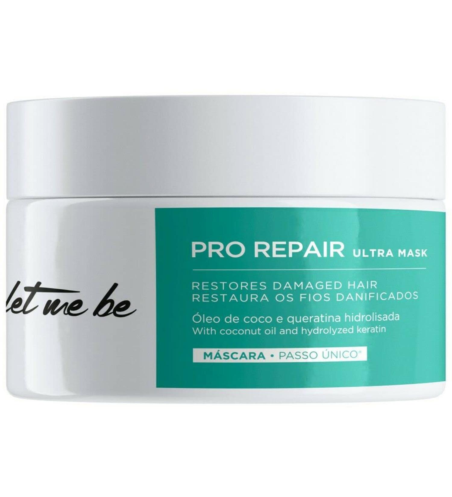 Let Me Be | BTX Pro Repair Ultra Mask | Restores Damaged Hair Fibers | Enriched With Coconut Oil  Keratin & Collagen | 250 gr / 8.81 oz.