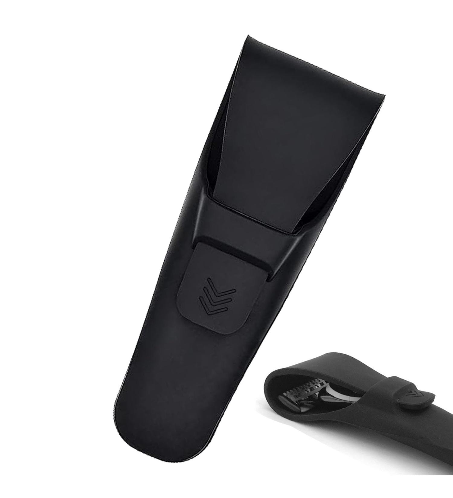 Silicone Razor Travel Case - Waterproof & Protective Soft Cover for Safe Razor Storage | Portable Manual Traveler Shell - Buy Online on SooperMarket.com