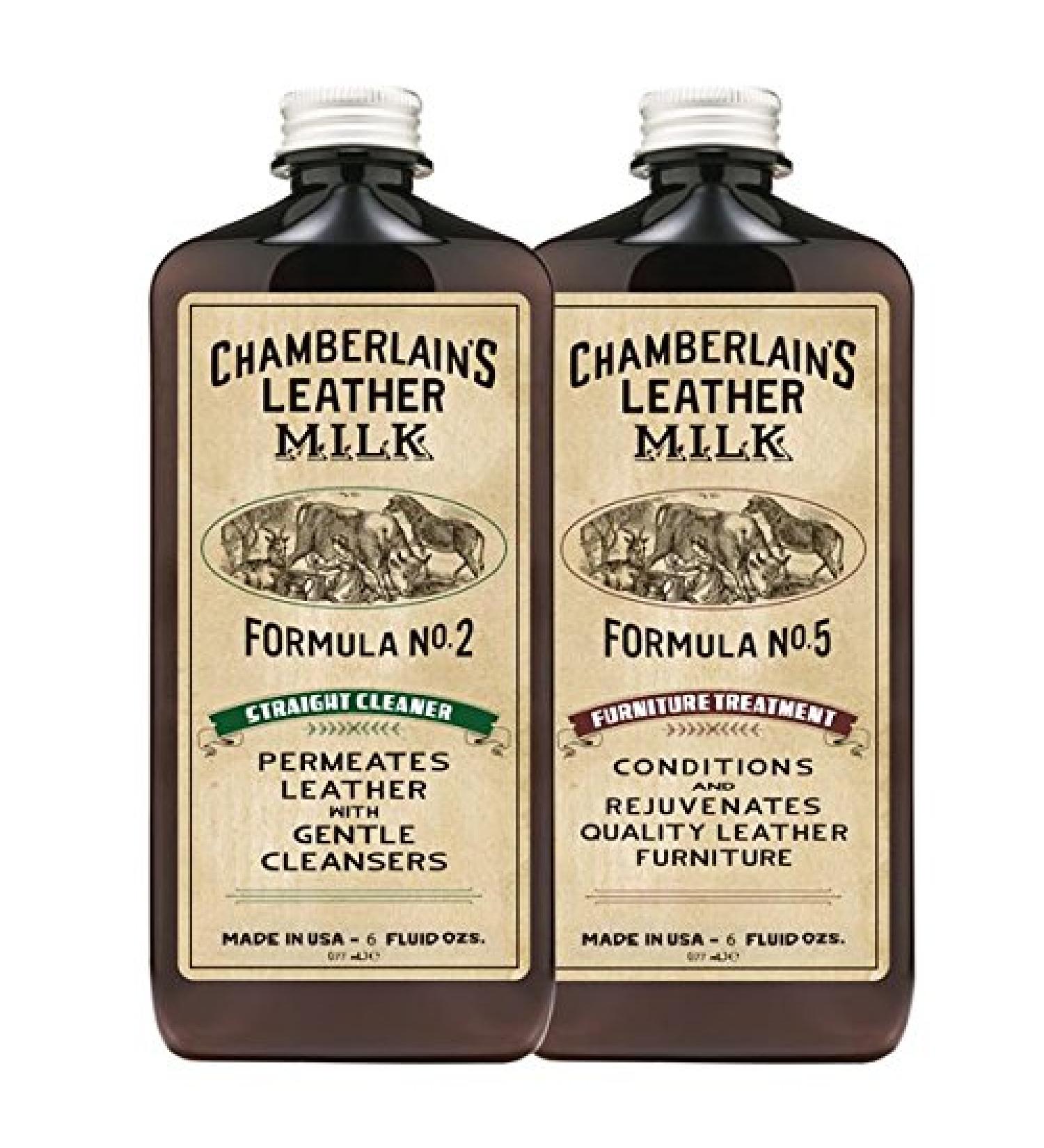 Chamberlains Leather Milk CLM-2-5-12 Furniture Leather Care Set - 2/5(6) 12oz - Buy Online on SooperMarket.com