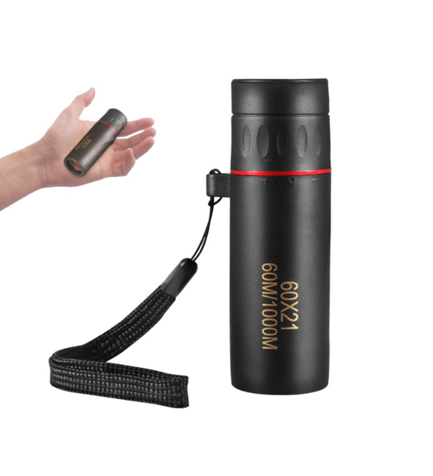 ZUZU Babe Pocket Monocular Telescope for Adults - Mini High Powered Handheld Monocular for Bird Watching, Hunting, Camping, Hiking, Live Concerts - Black - Buy Online on SooperMarket.com