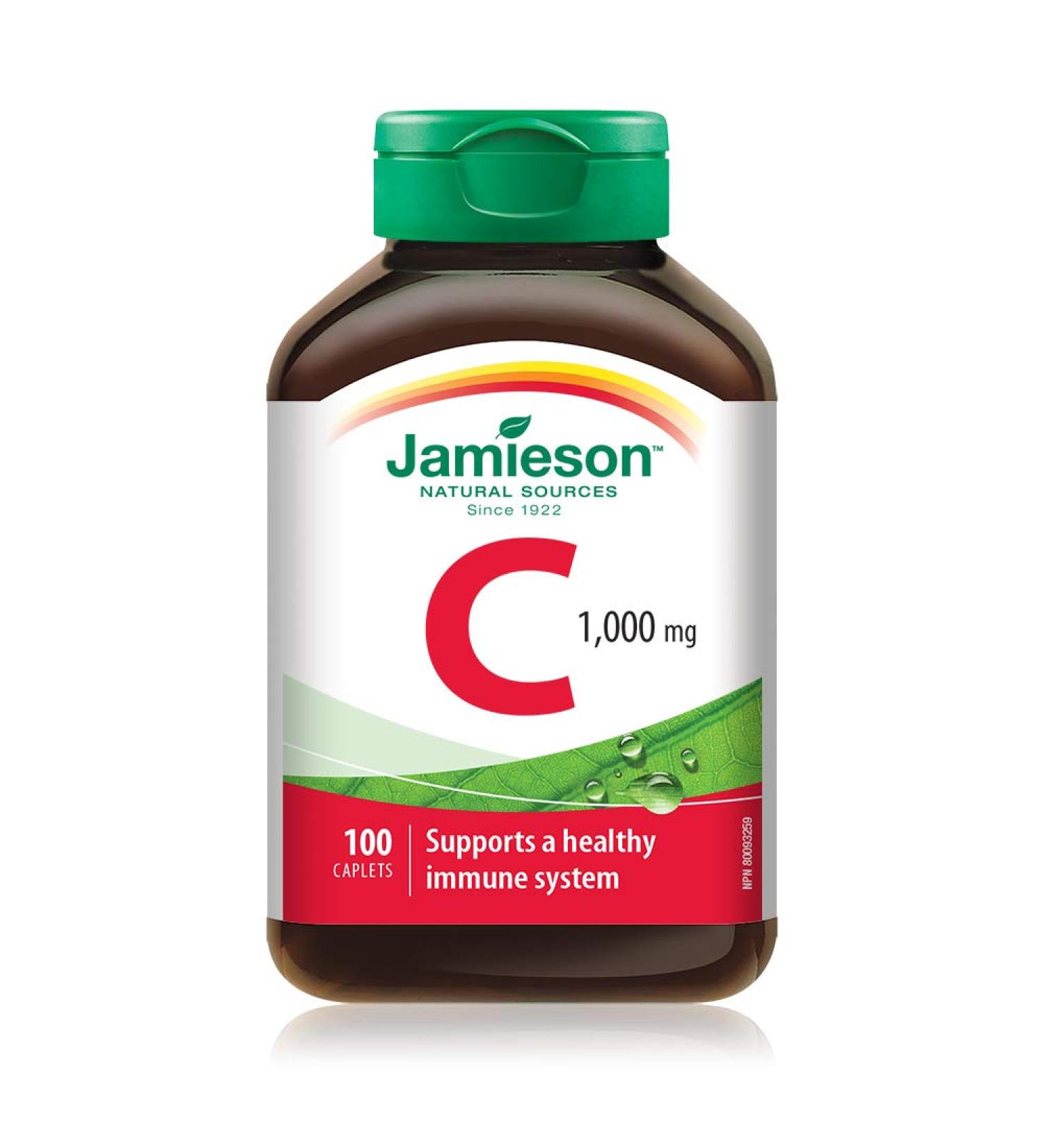 Jamieson Vitamin C 1 000 mg 100 Count (Pack of 1) - Buy Online on SooperMarket.com