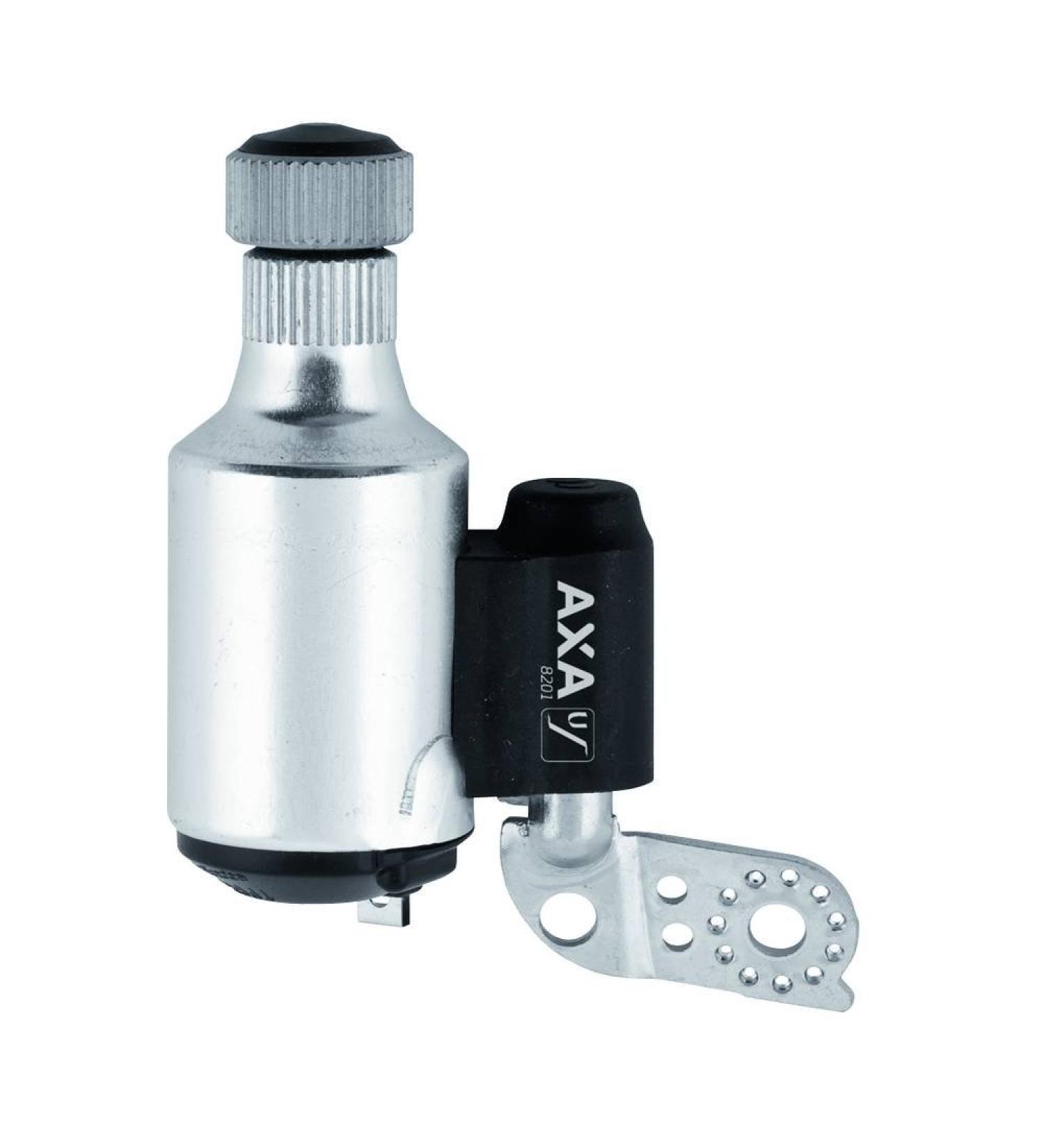 AXA 1x Dynamo Left Side - One Size Silver | Premium Bicycle Lighting for International Shipping - Buy Online on SooperMarket.com