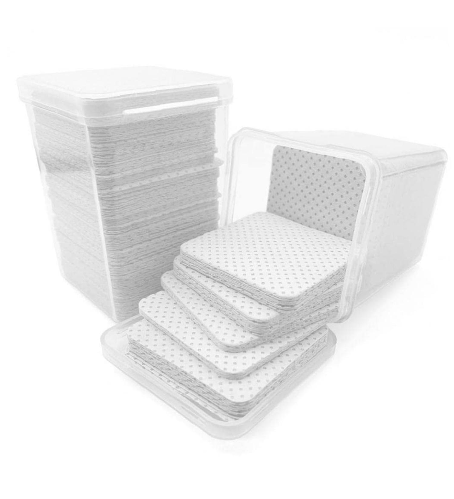 200pcs Lint Free Cotton Pads Eyelash Glue Remover Wipe Pads Glue Cleaner Pads for Extension Cleaning Cotton Pads - Buy Online on SooperMarket.com