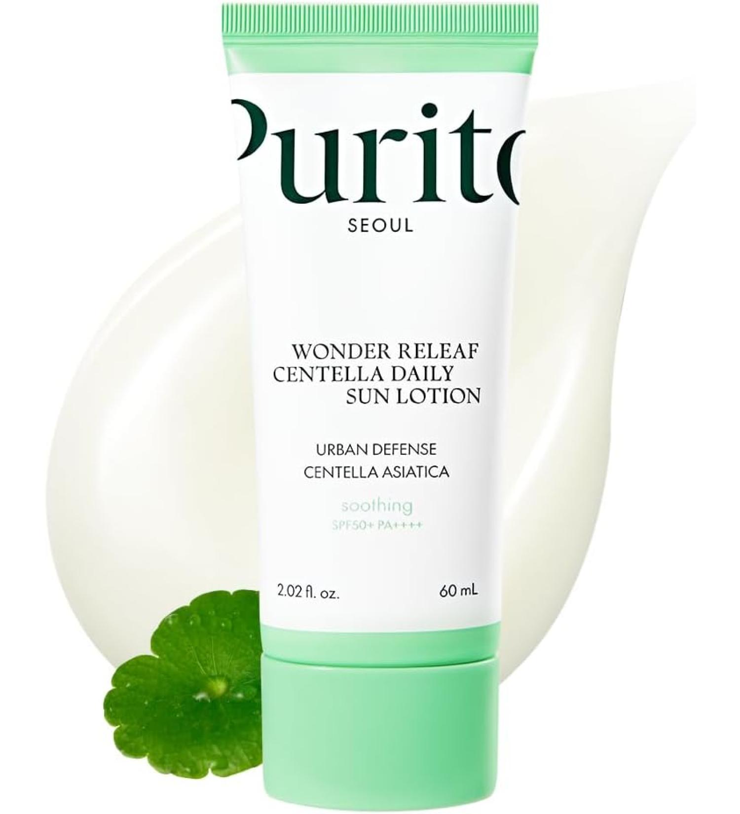 PURITO SEOUL Wonder Releaf Centella Daily Sun Lotion - Fragrance-free - 2.02 Fl Oz. - Buy Online on SooperMarket.com