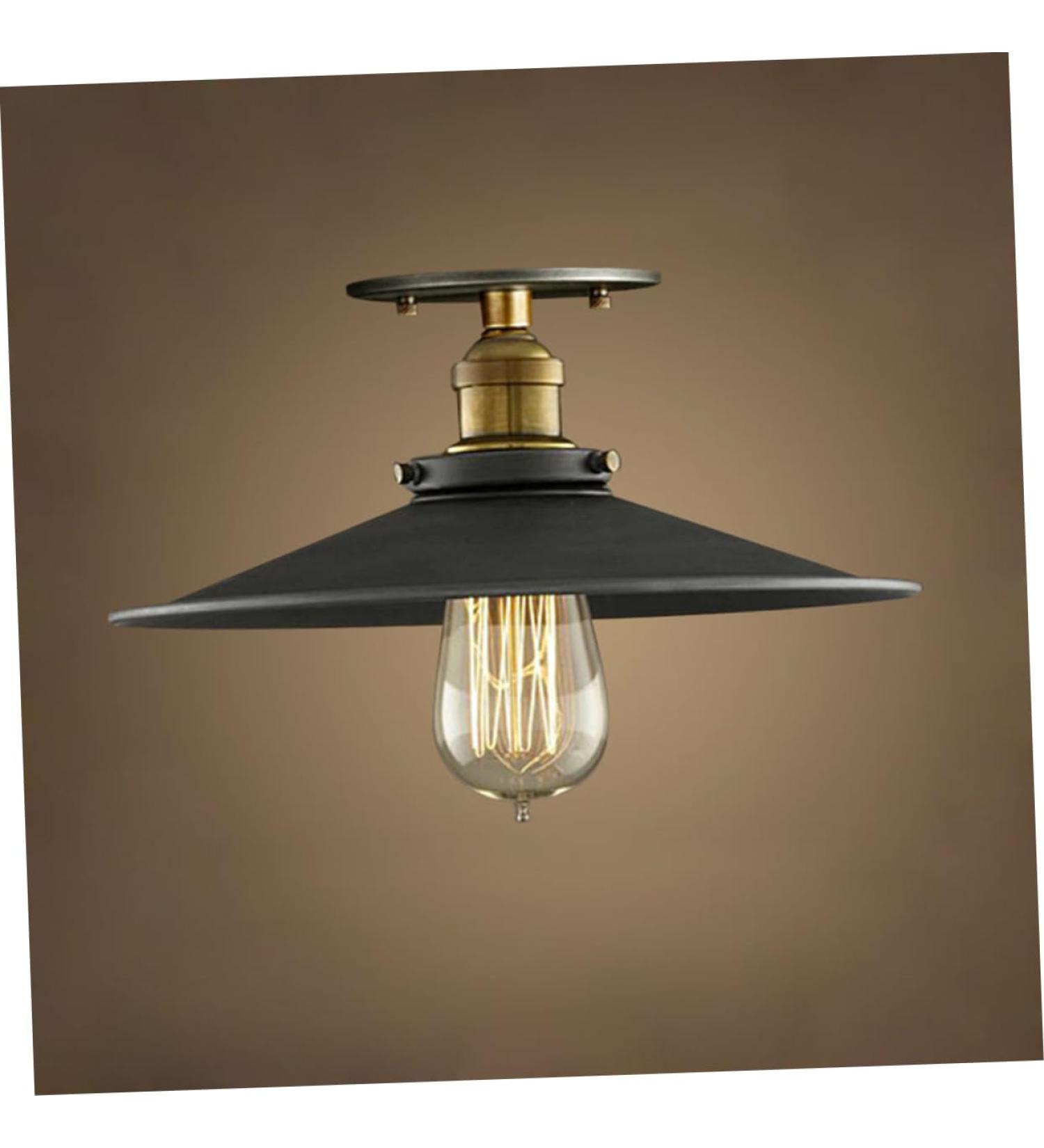Gadpiparty Ceiling Light Retro Light Ceiling Lamps Balcony Light Retro Lamp Wrought Iron Metal Lamp - Buy Online on SooperMarket.com