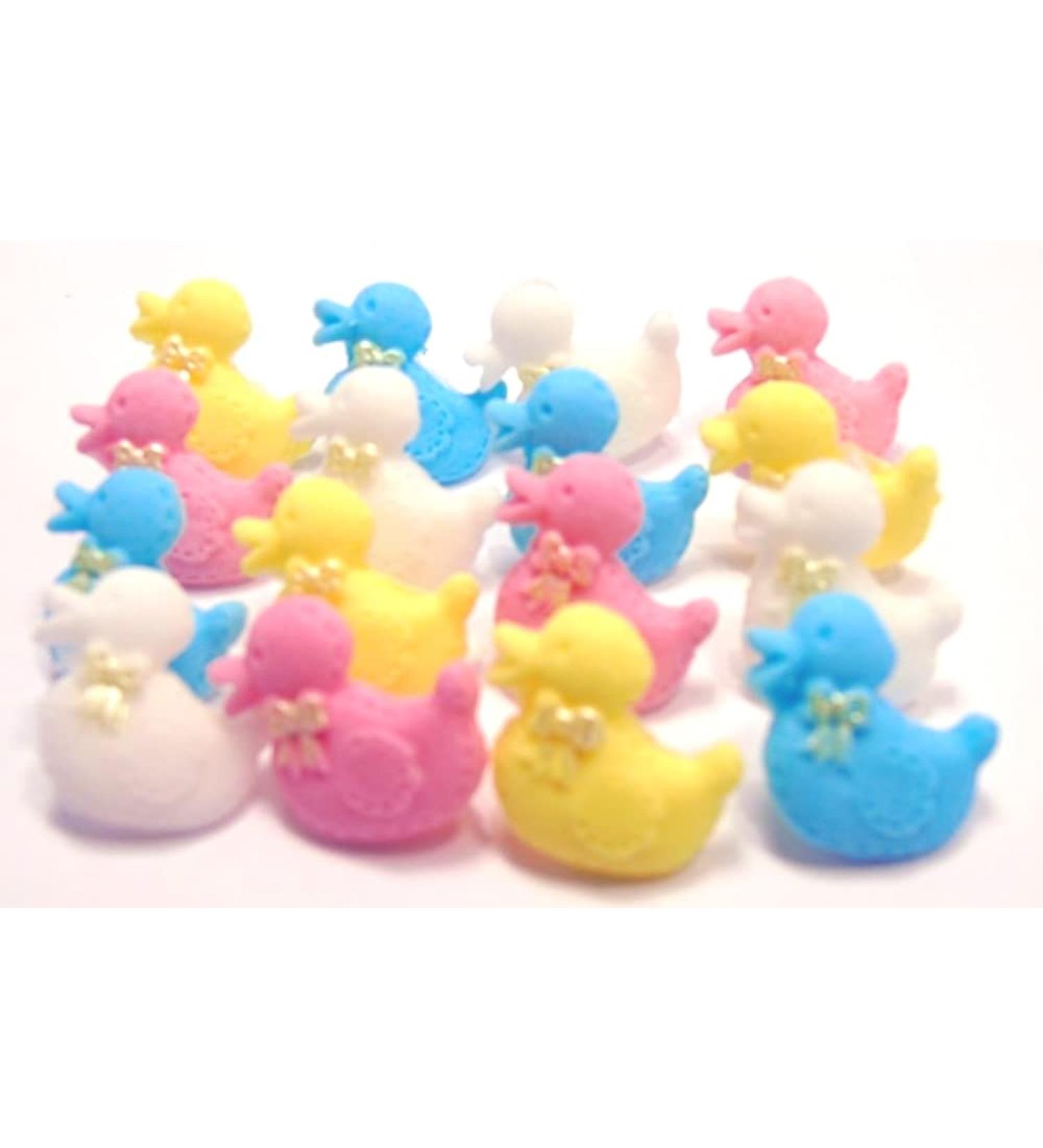 16 Edible Baby Ducks Cupcake Toppers (Mixed)