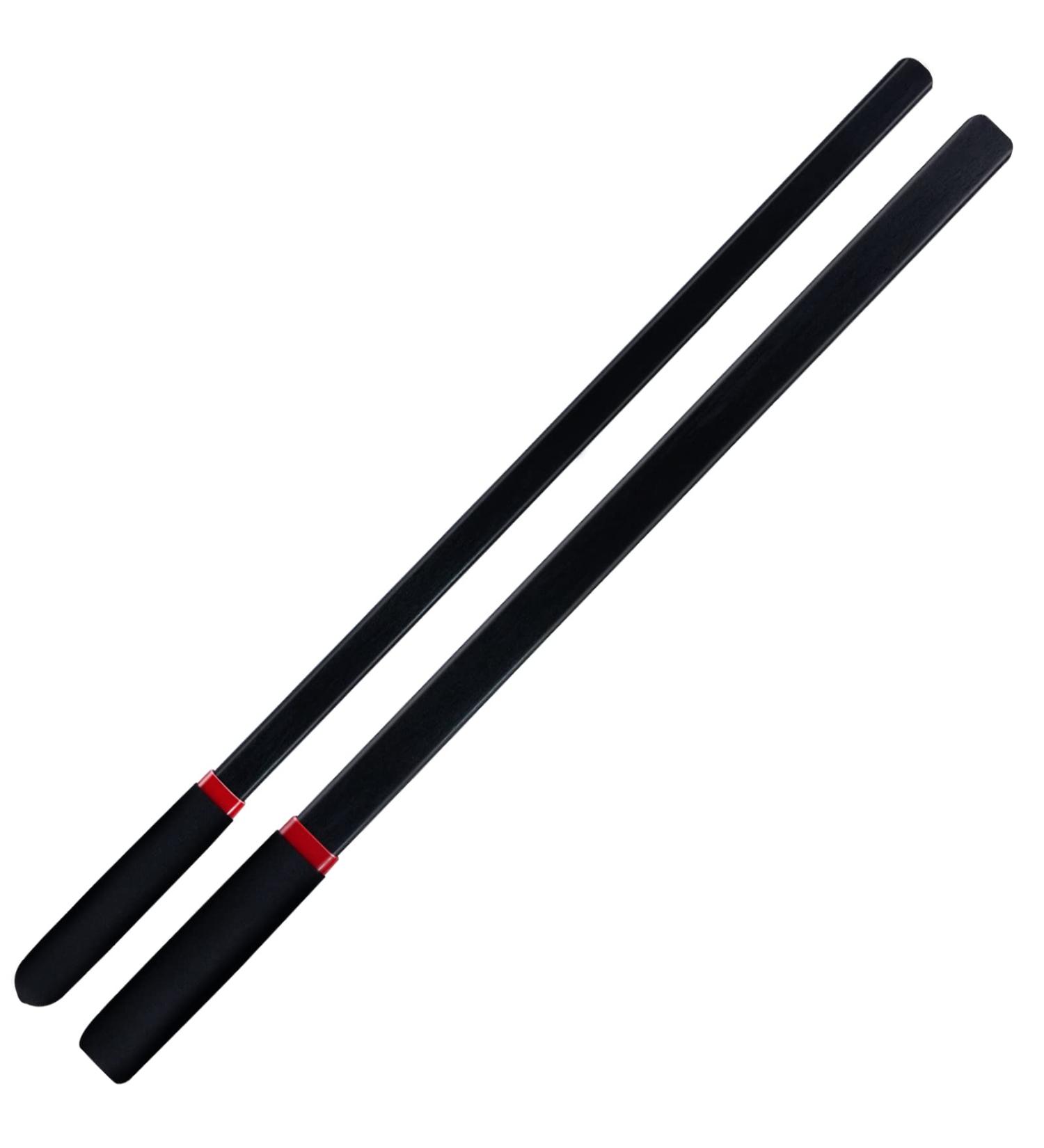 KOWPEWU 2-Piece Set 18 Riding Crop Sticks - Black with Non-Slip Handles - Buy Online on SooperMarket.com