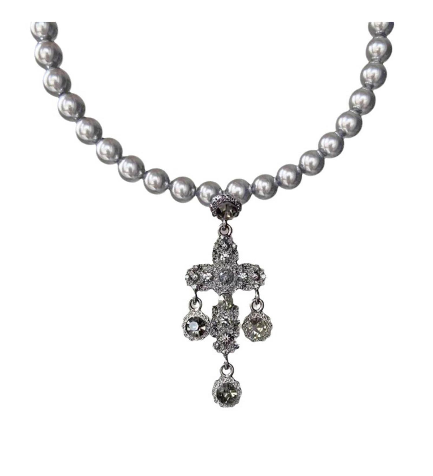OralGos Palace Style Gothic Necklace - Handmade Crucifix Pendant for Daily Wear | Unique Metal Jewelry - Buy Online on SooperMarket.com