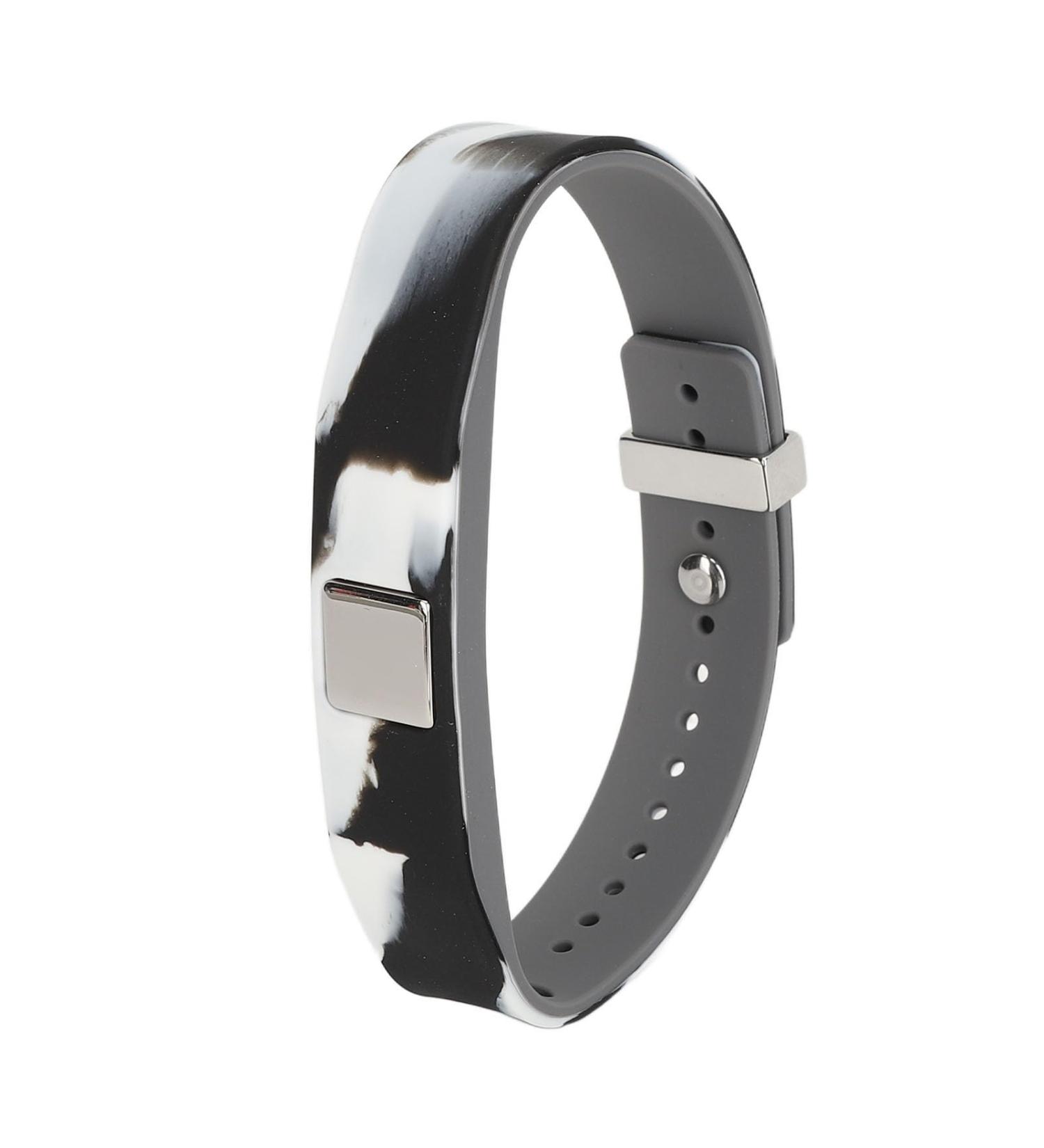 Jauarta Antistatic Sports Arm Tape - Soft Silicone Waterproof Adjustable Negative-Ion Energy Bracelet in Black & White - Buy Online on SooperMarket.com