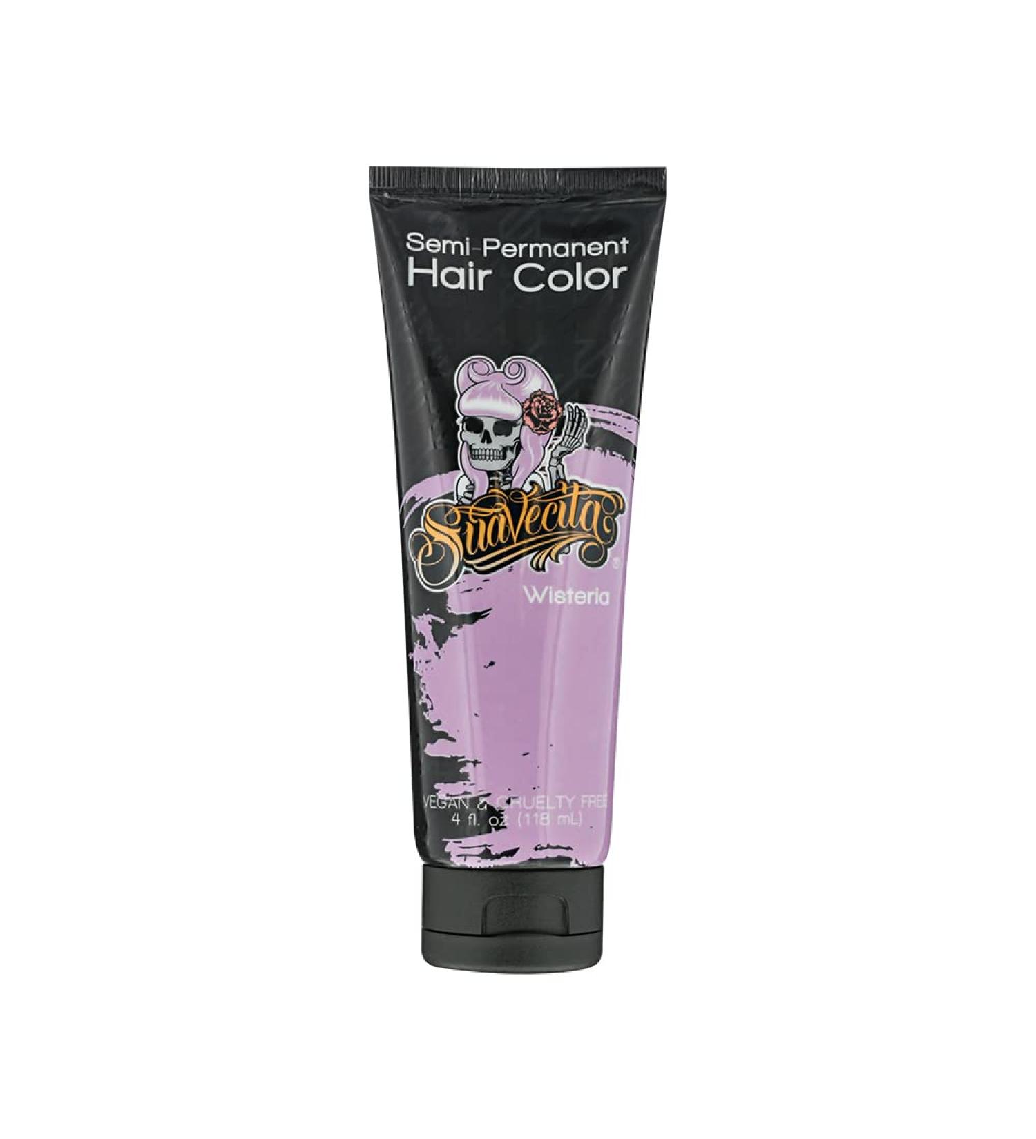 Suavecita Semi-Permanent Hair Color Wisteria Light Pastel Purple Vegan Cruelty Free