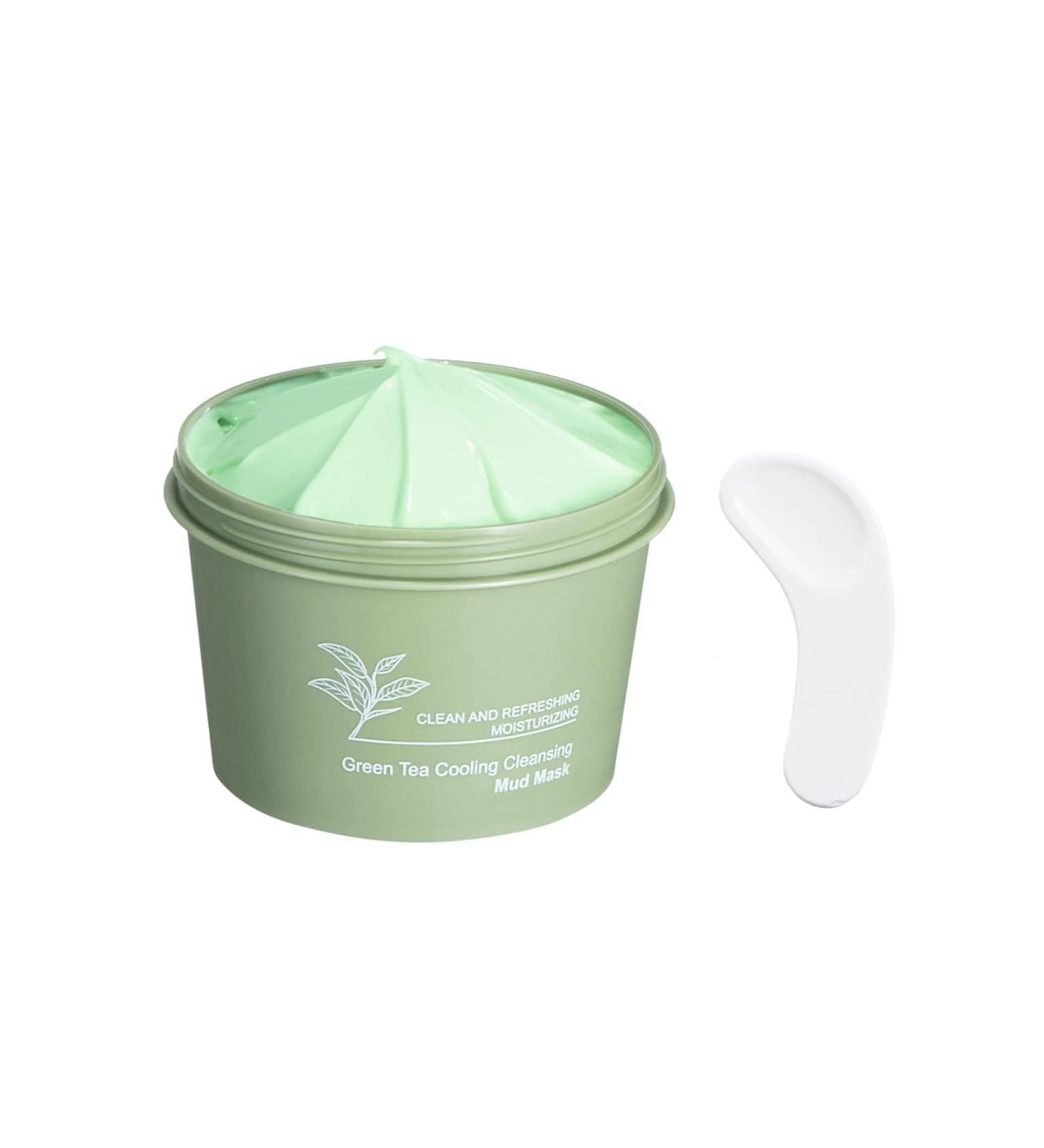 Green Tea Clay Mask - Deep Cleansing Remove Blackheads Shrink Pores | Skin Care for Men & Women - Buy Online on SooperMarket.com