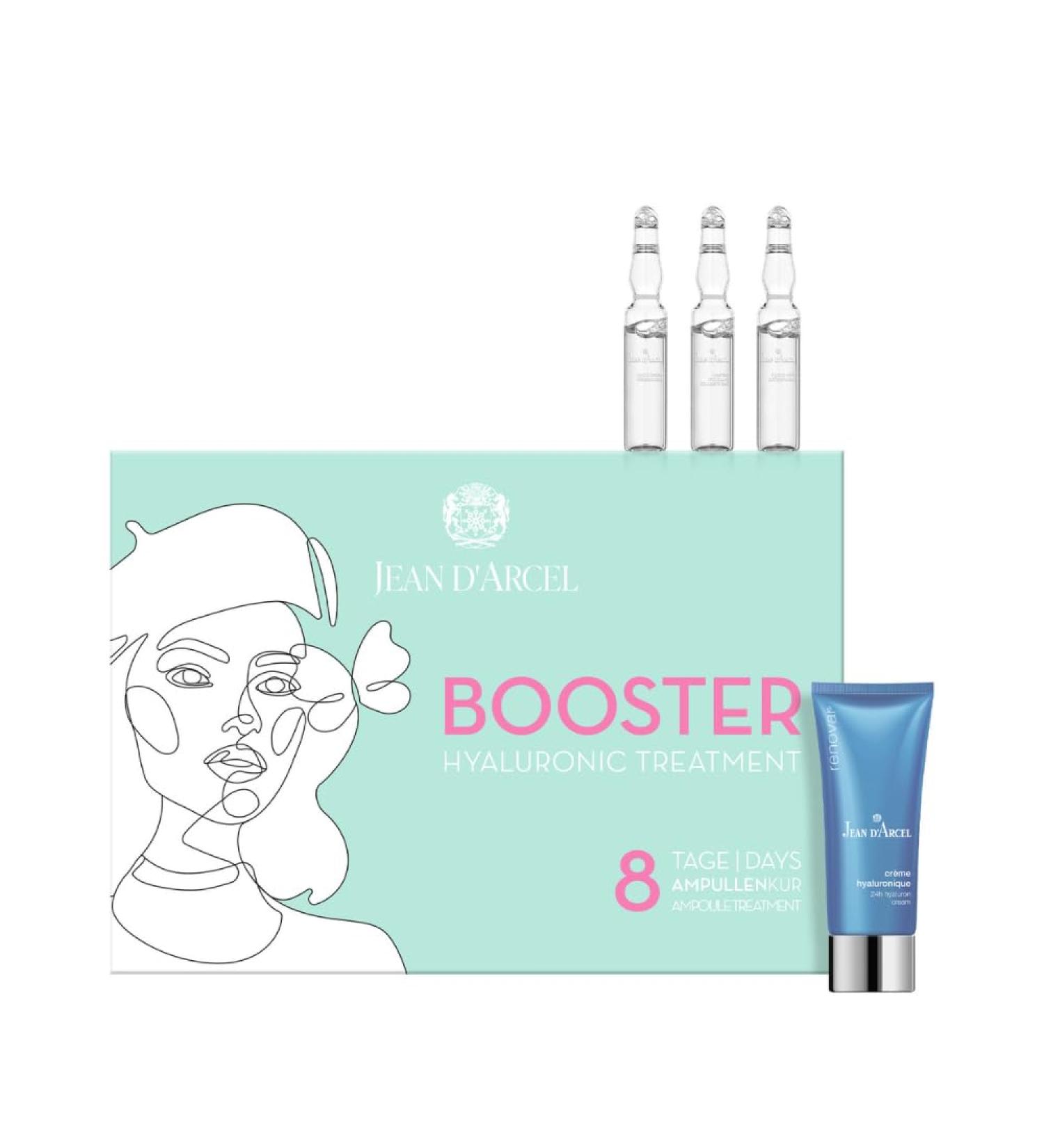 JEAN D'ARCEL - 8 Day Active Ingredient Treatment - Hyaluronic Booster Concentrate for Intense Moisture - Buy Online on SooperMarket.com