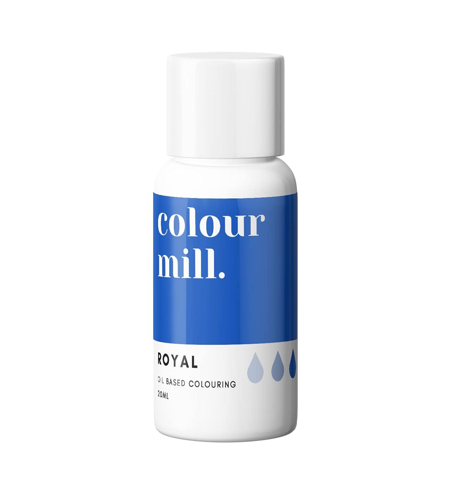 Colour Mill Oil Based Food Colouring 20ml Colours all Icings Chocolate Dough and more (Royal Blue)
