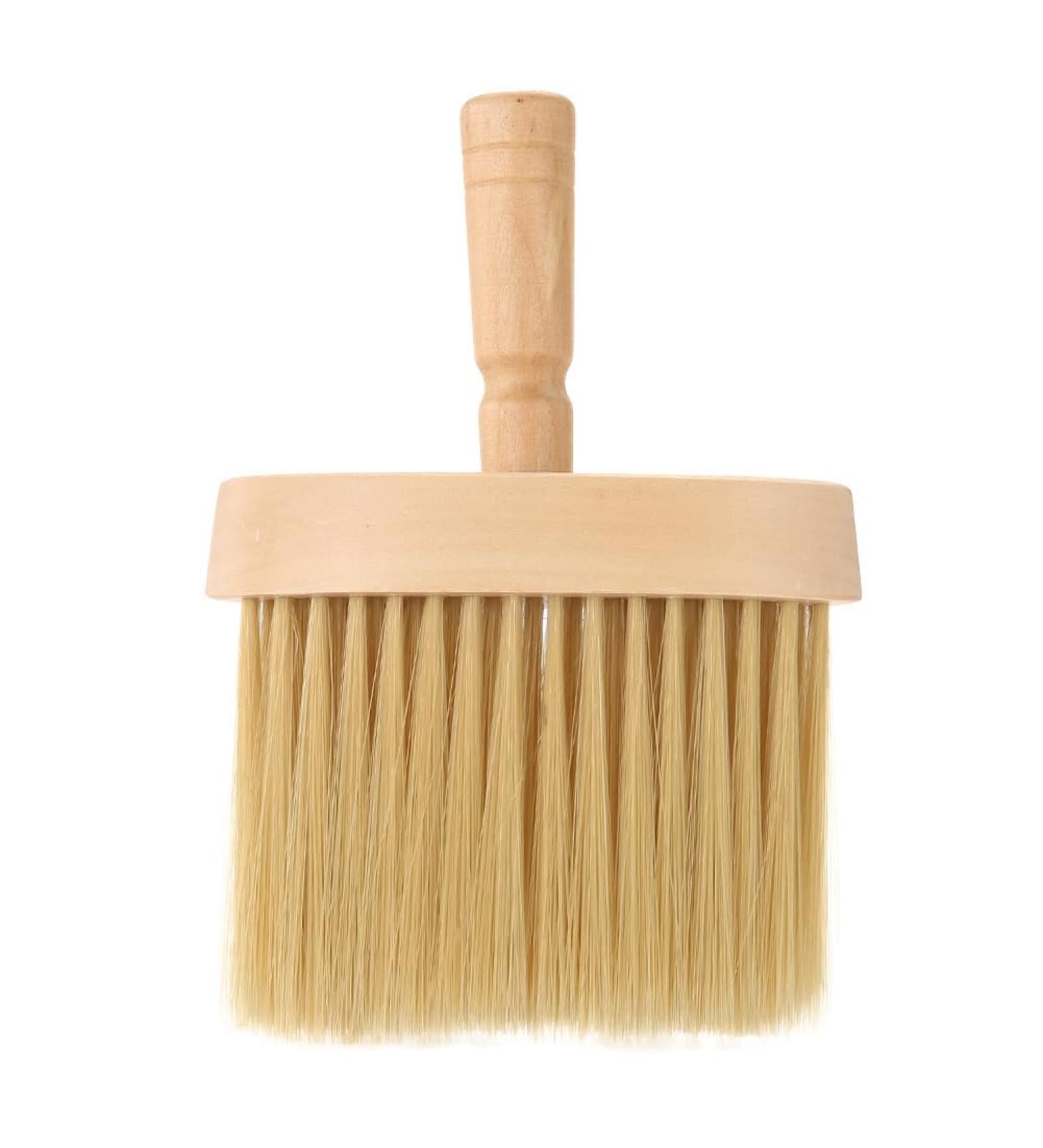 Demeras Hair Cut Cleaning Brush Barber 16x11x4 Neck Face Duster Brush Salon Hair Cleaning Wooden Sweep Brush Hair Cut Hairdressing Tool - Buy Online on SooperMarket.com