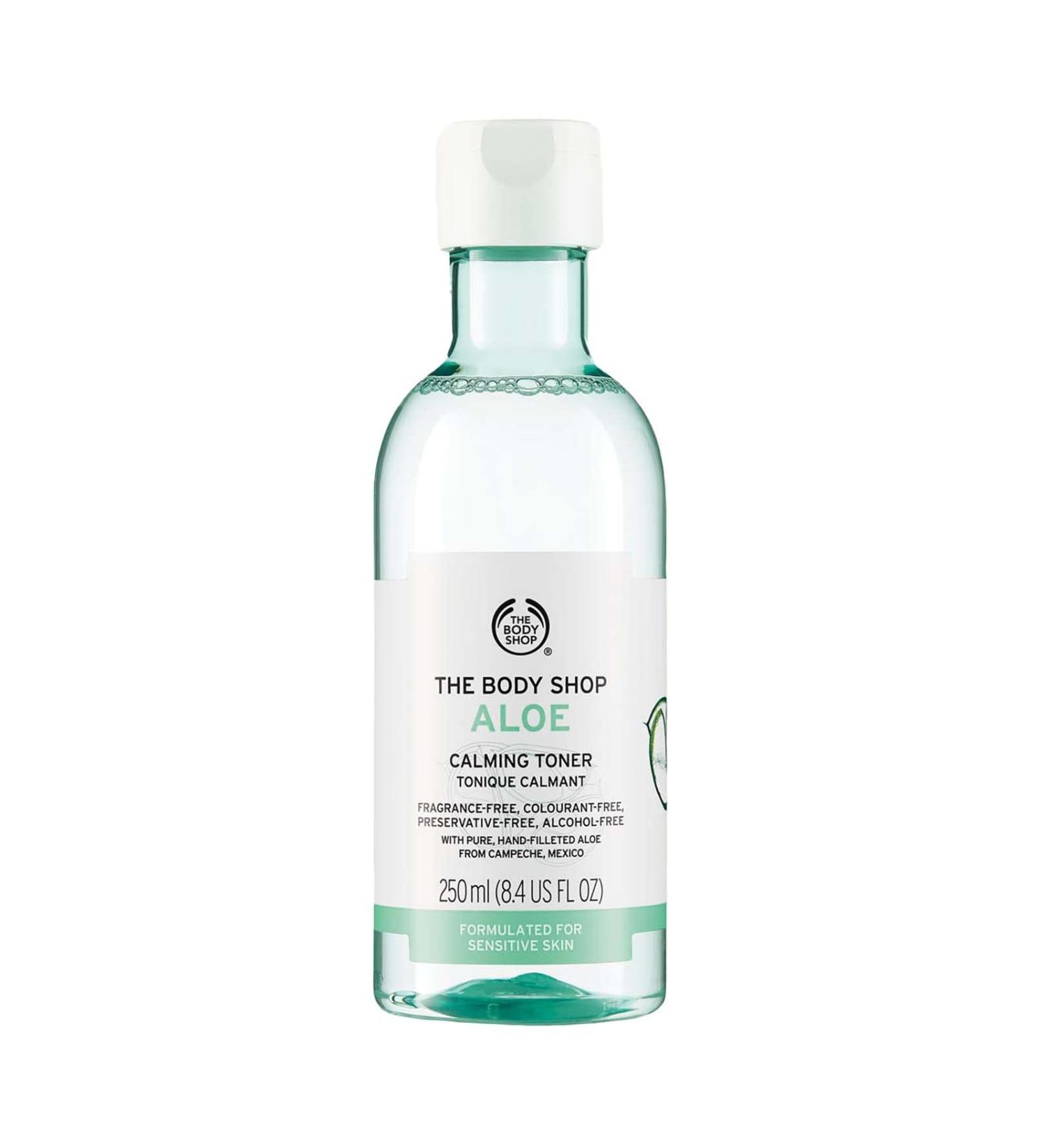 Body Shop Aloe Calming Toner 8.4 oz - Vegan Formula for Sensitive Skin - Buy Online on SooperMarket.com