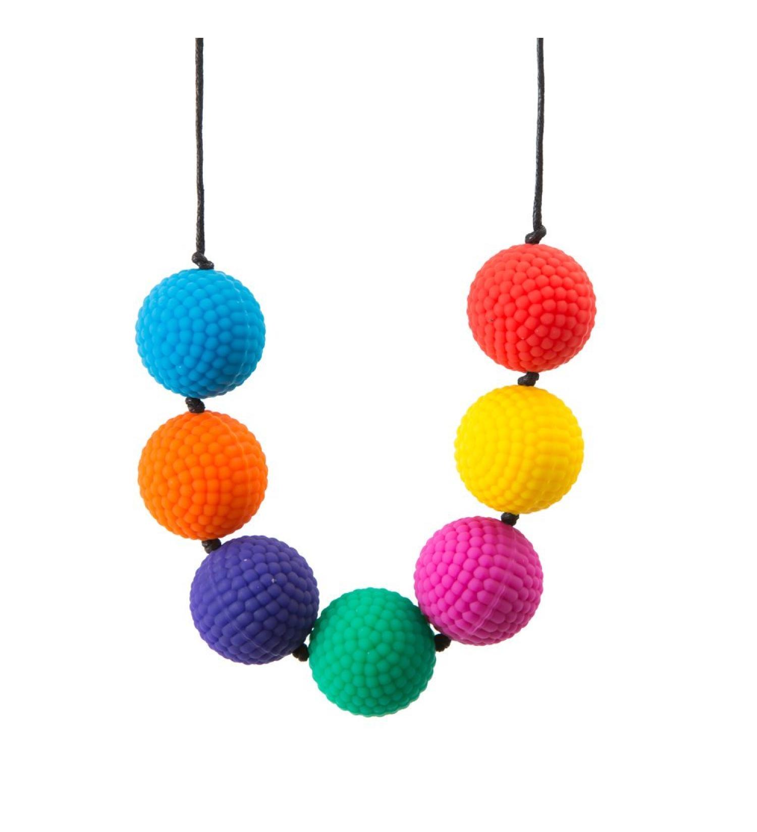 Chewigem Berries Chewing Necklace - Colorful Sensory Necklaces for Kids & Adults | International Shipping Available - Buy Online on SooperMarket.com