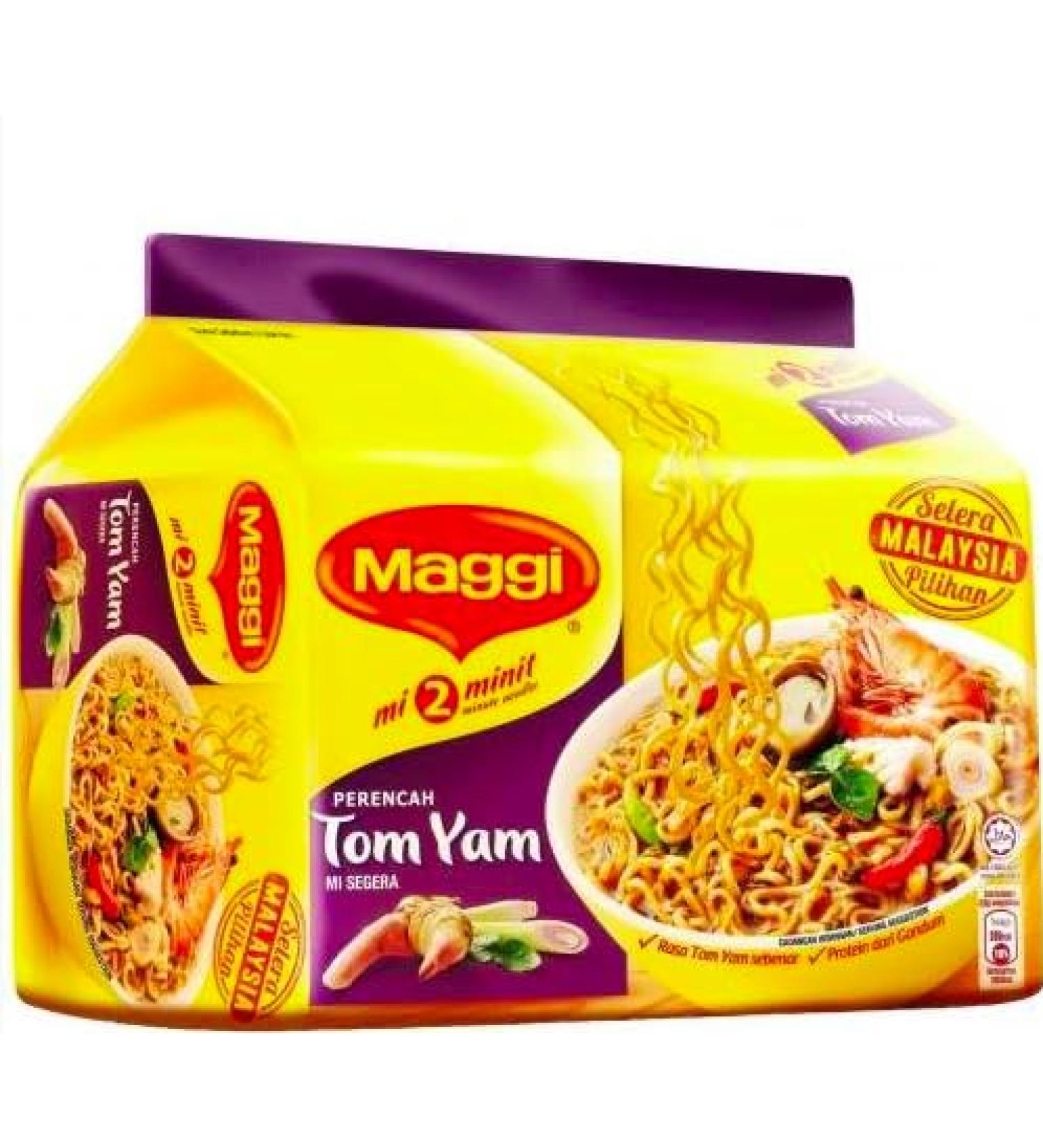 Maggi Instant Noodles Tom Yum Flavour (5x80g) by Food Sanctuary