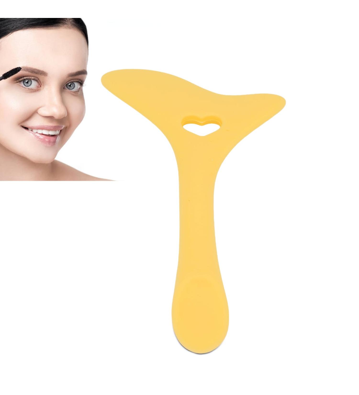 Eyeliner Stencil Professional Silicone Mascara Lipstick Drawing Aid Makeup Applicator Tool Multifunctional Eye Makeup Tool for Beginners(Yellow) - Buy Online on SooperMarket.com