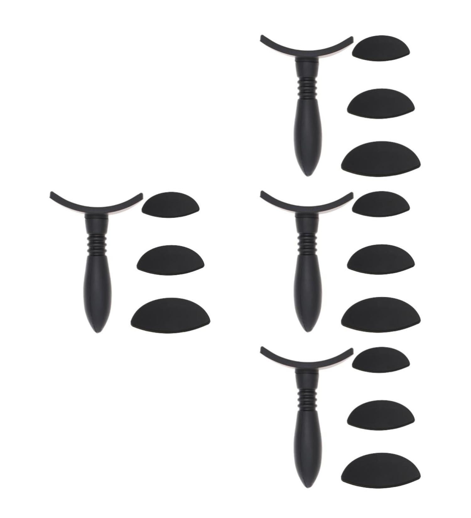 Healeved 4 Sets Eye Shadow Stamp Women Eyeshadow Stamp Makeup Accessory Make up Makeup Tool Black - Buy Online on SooperMarket.com