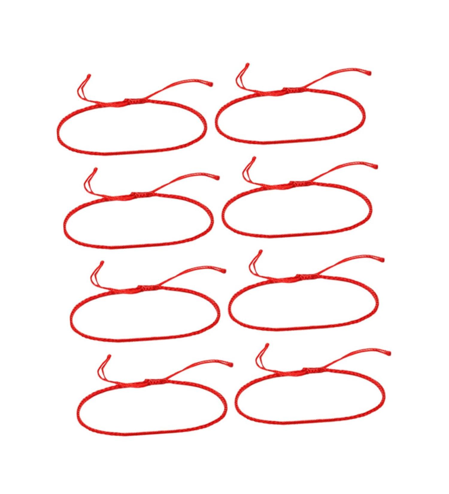 WRITWAA 16 Pcs Buddhist Red Bracelet Dainty Bracelets Red DIY Bracelet Hand Jewelry Woven Bracelets Bulk Bracelets Adjustable Red Braided Bracelets Men and Women Rope Manual Accessories 12x12cmx5pcs Redx5pcs - Buy Online on SooperMarket.com