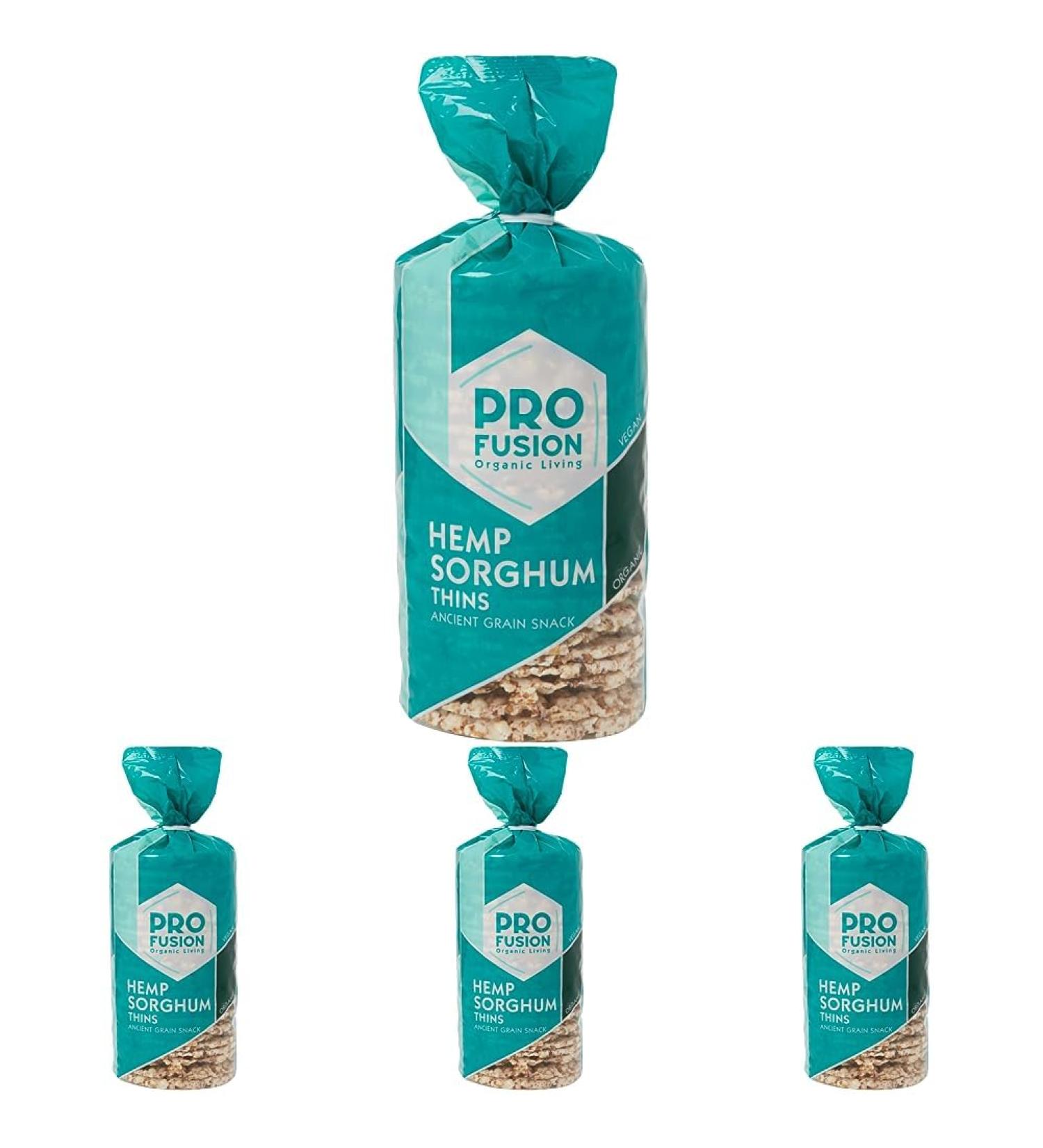 Profusion Organic Hemp Sorghum Thins 120 g (Pack of 4) 1 120 g (Pack of 4)
