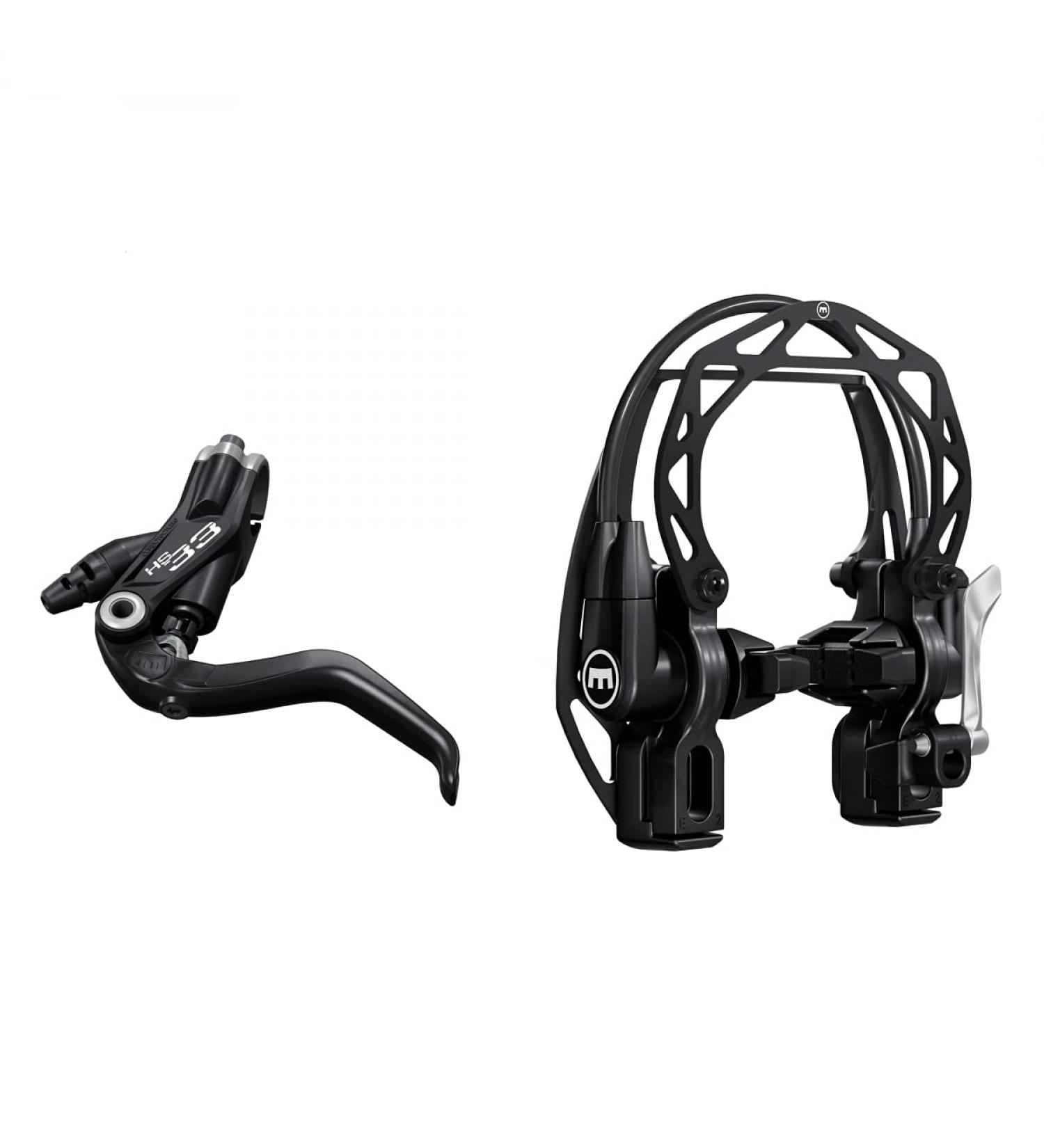 Magura HS33 R Bicycle Brake, Unisex, HS33 R Felgenbremse 2-Finger Hebel Black