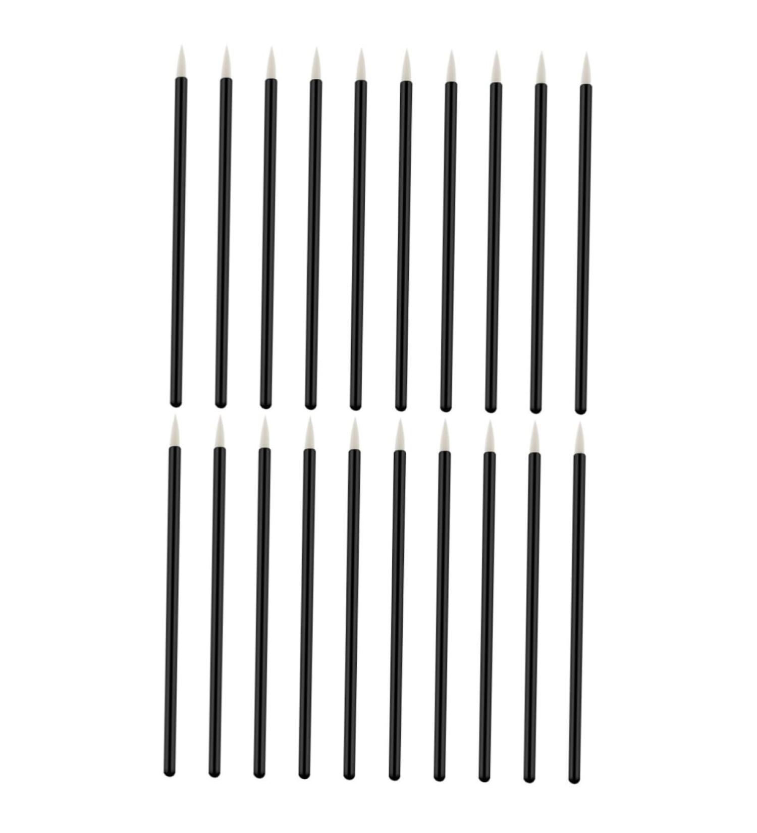 Baluue 200 Pcs Eye Makeup Tools Eyeliner Brush Applicator Liquid Eyeliner Eye Makeup White - Buy Online on SooperMarket.com