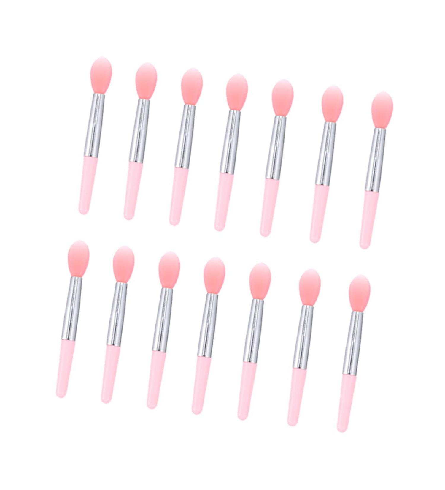 1 Set Lip Gloss Brush Silica Gel Beauty Products Miss Make up 5X1X0.5CM Pink - Buy Online on SooperMarket.com