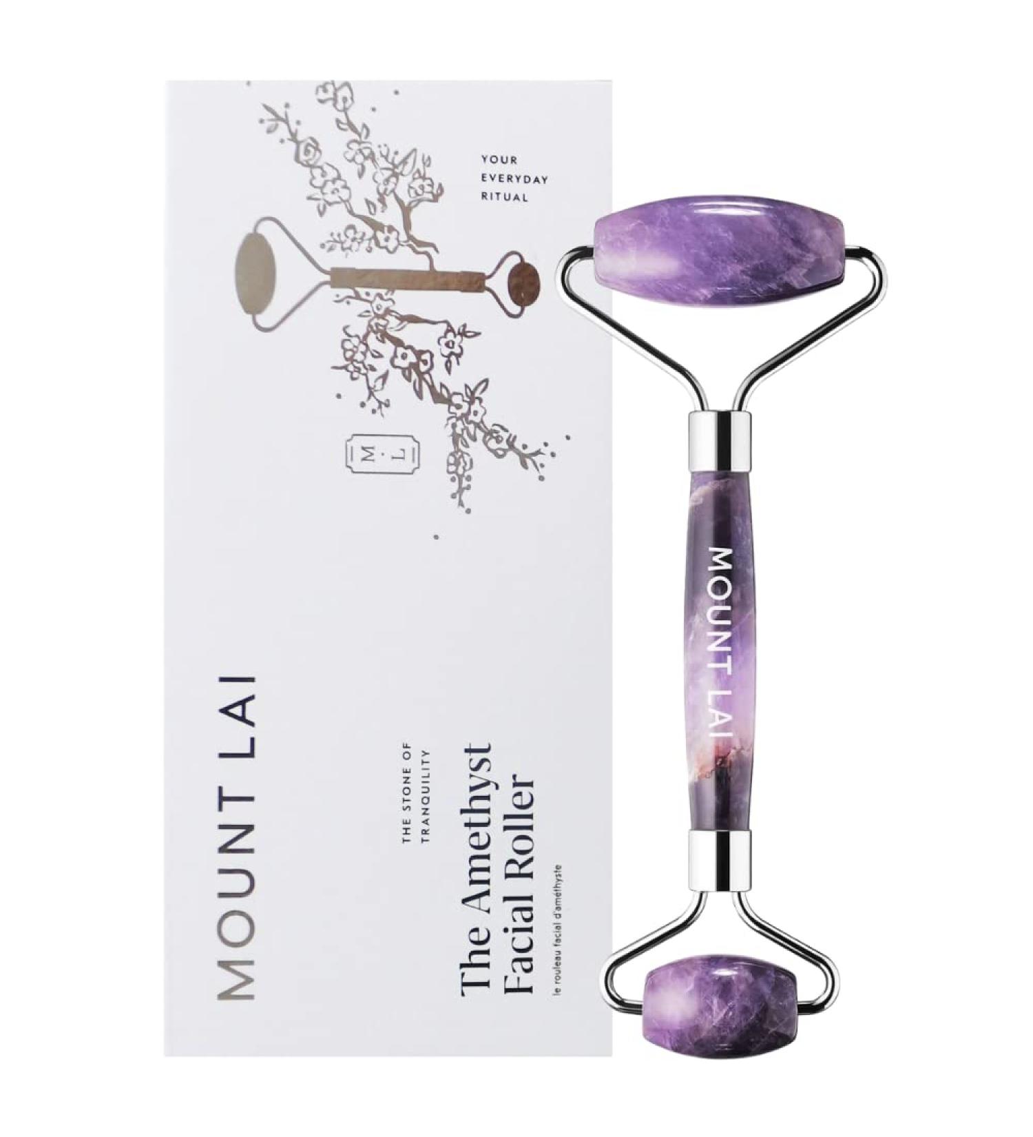 Buy Mount Lai Amethyst Facial Roller - Enhance Your Skincare Routine - Buy Online on SooperMarket.com