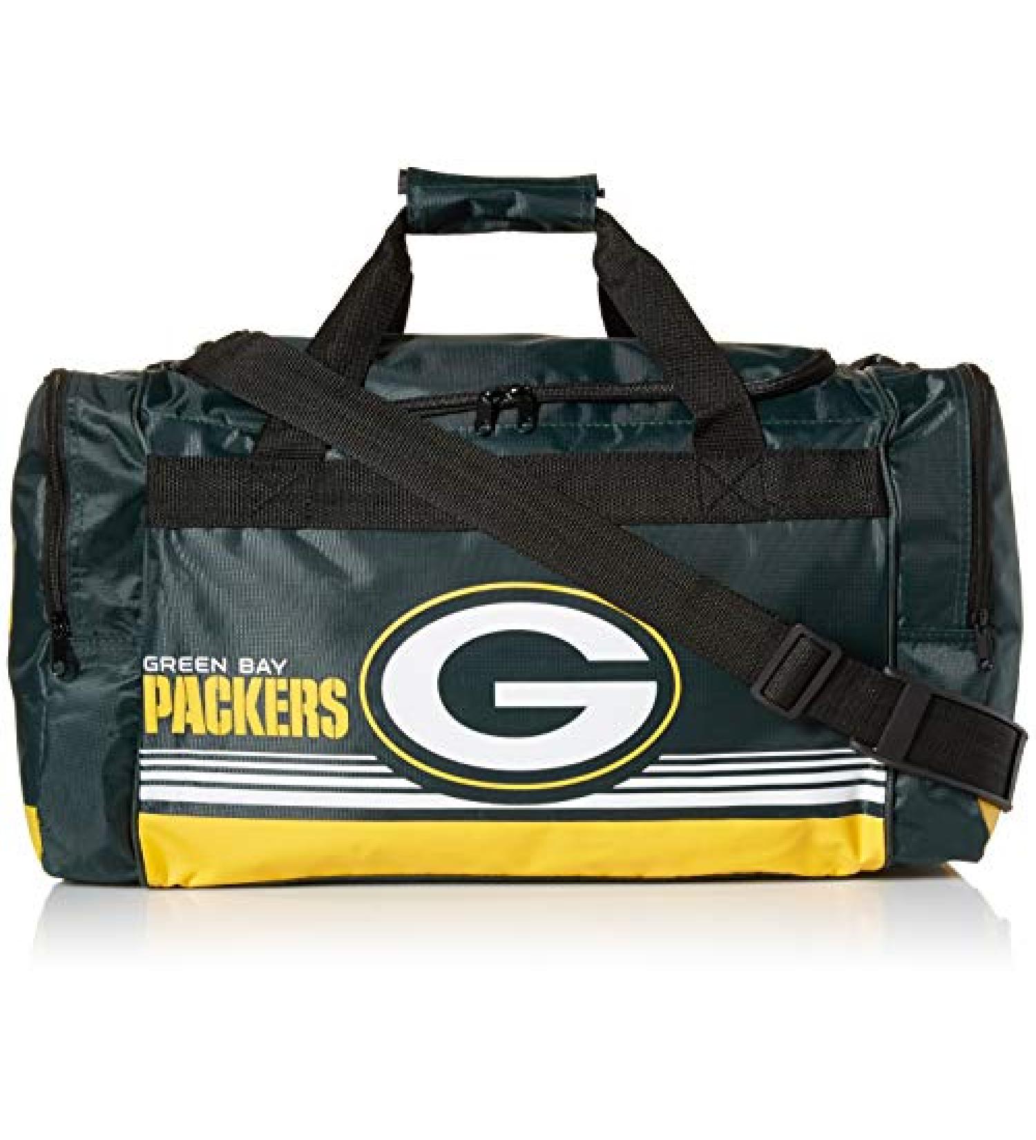Green Bay Packers Medium Striped Core Duffle Bag - Official NFL Merchandise - Buy Online on SooperMarket.com