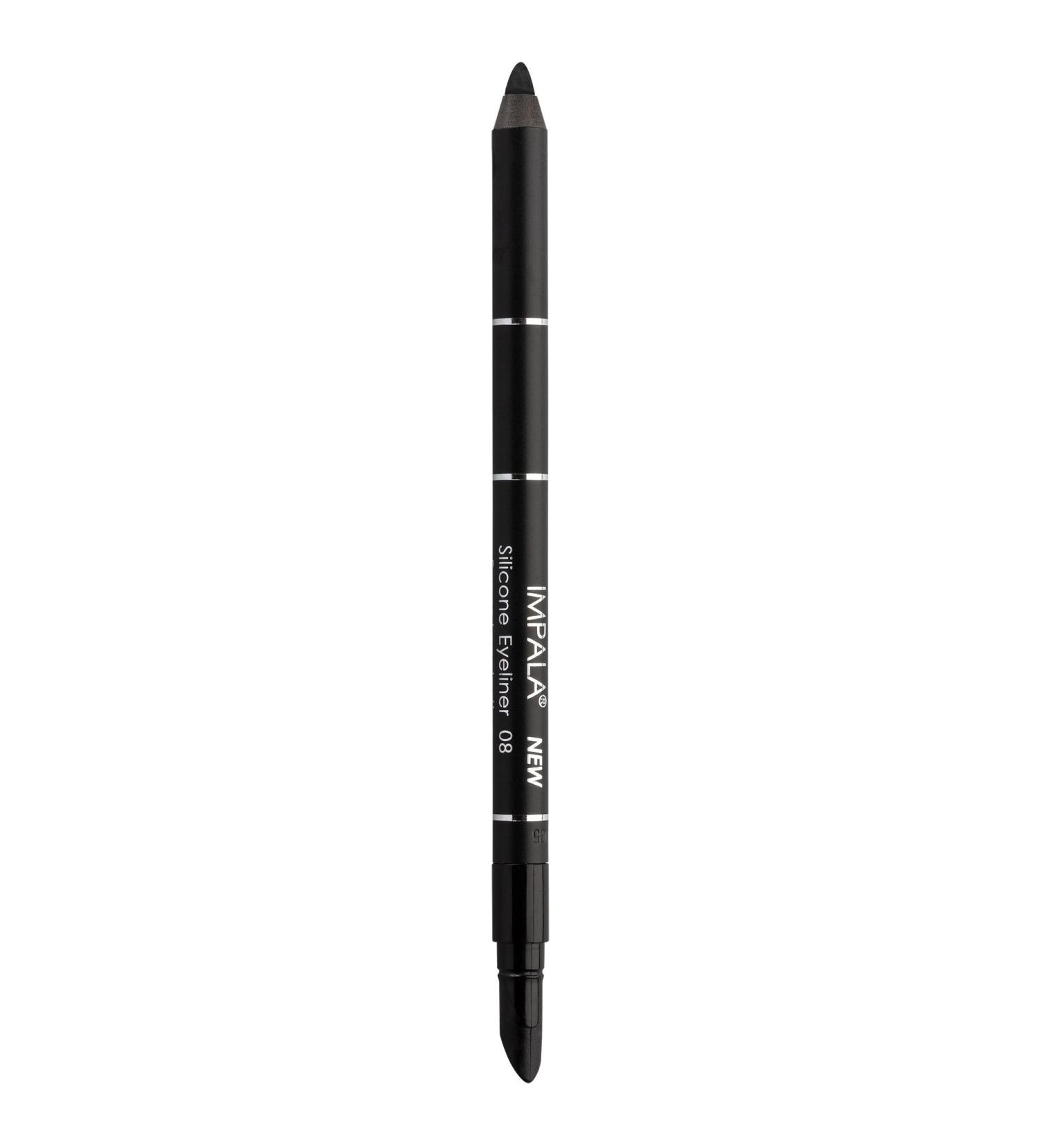 IMPALA Waterproof Eyeliner No. 08 | Intense Black Color for Defined or Smudged Look | Long-Lasting & Water-Resistant Formula - Buy Online on SooperMarket.com
