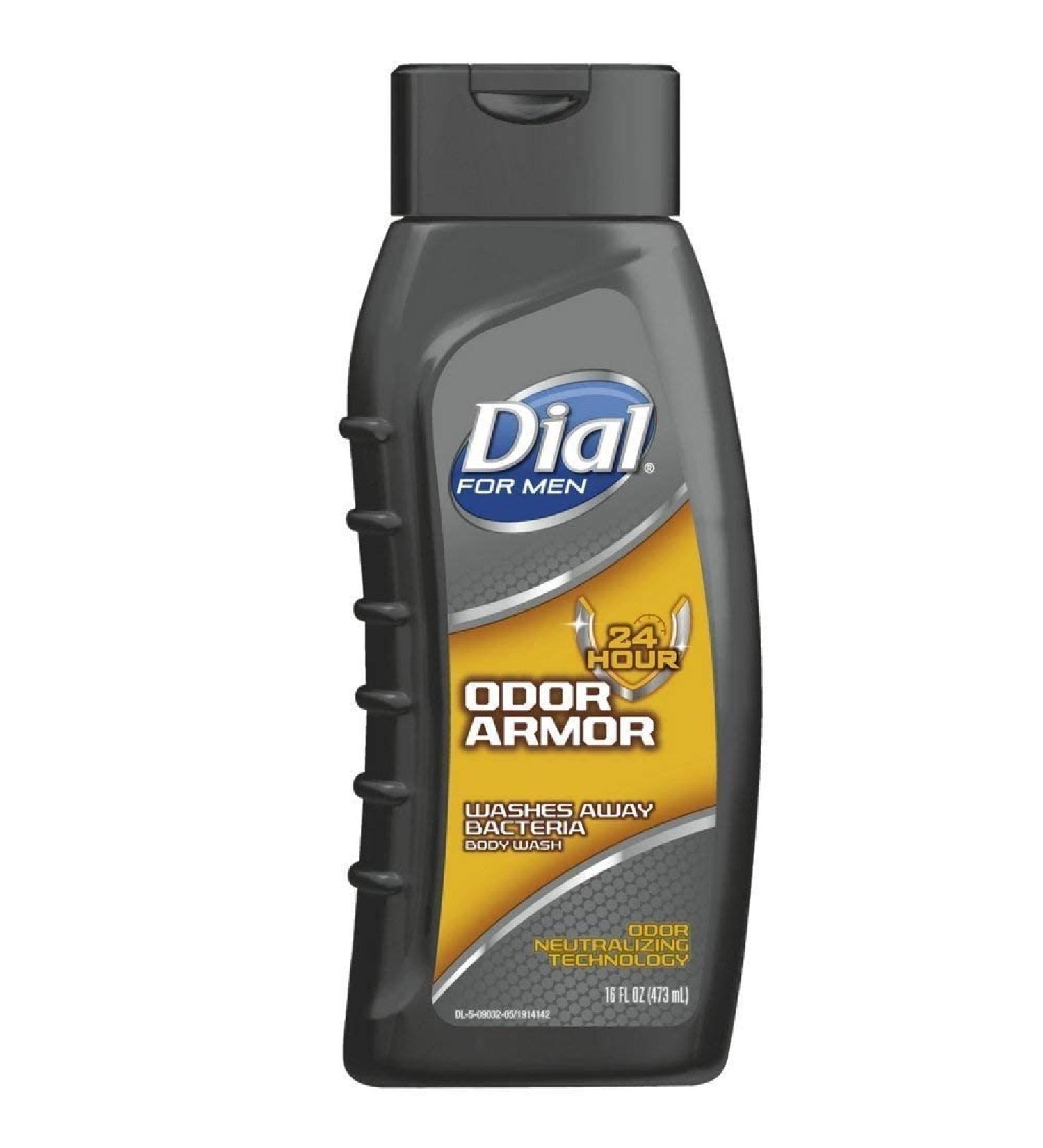 Dial For Men Body Wash  Odor Armor  16 Ounce Odor Armor 16 Fl Oz (Pack of 1)