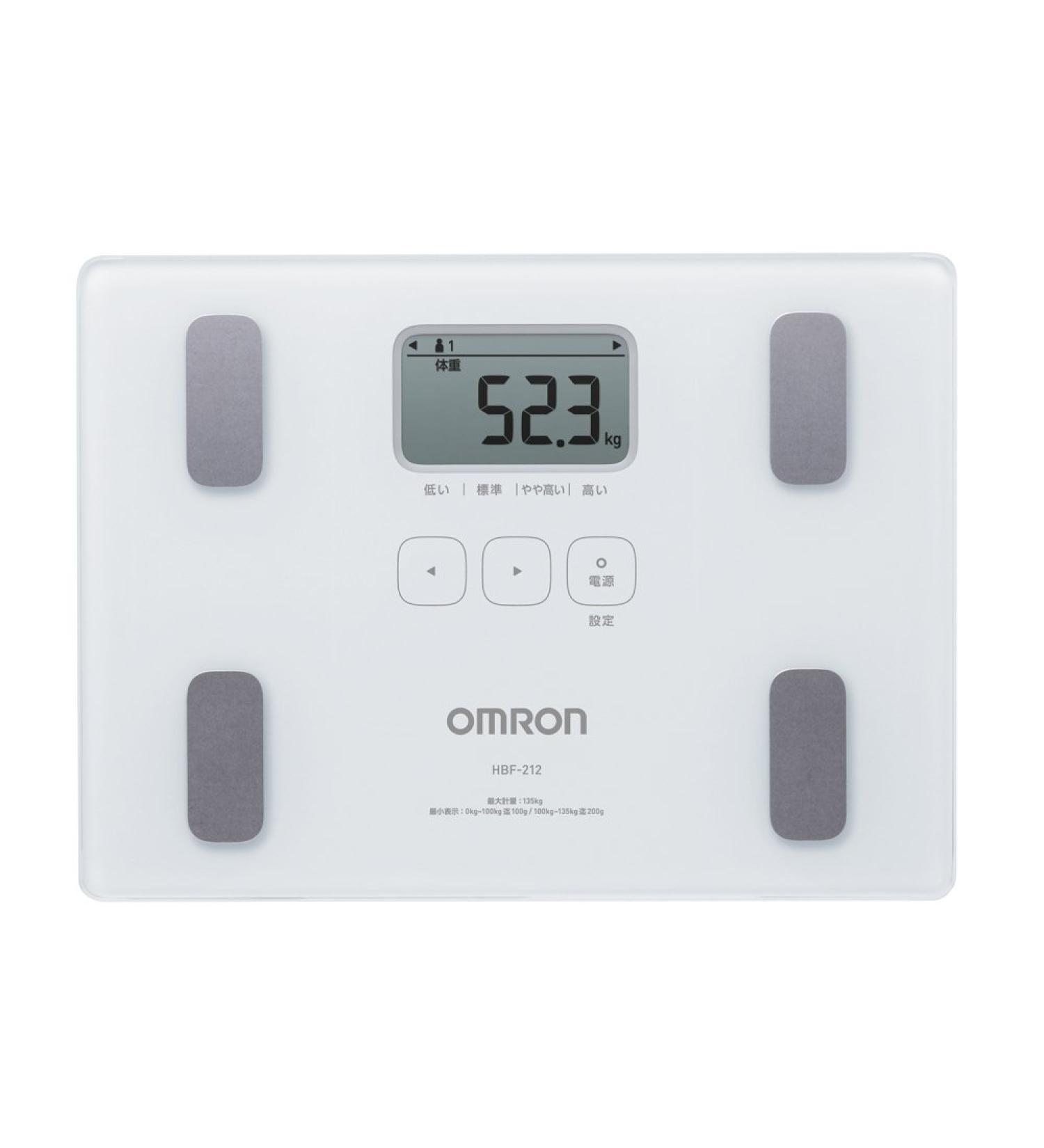 Omron KARADA Scan Body Composition Scale HBF-212 | Japanese Import - White - Buy Online on SooperMarket.com