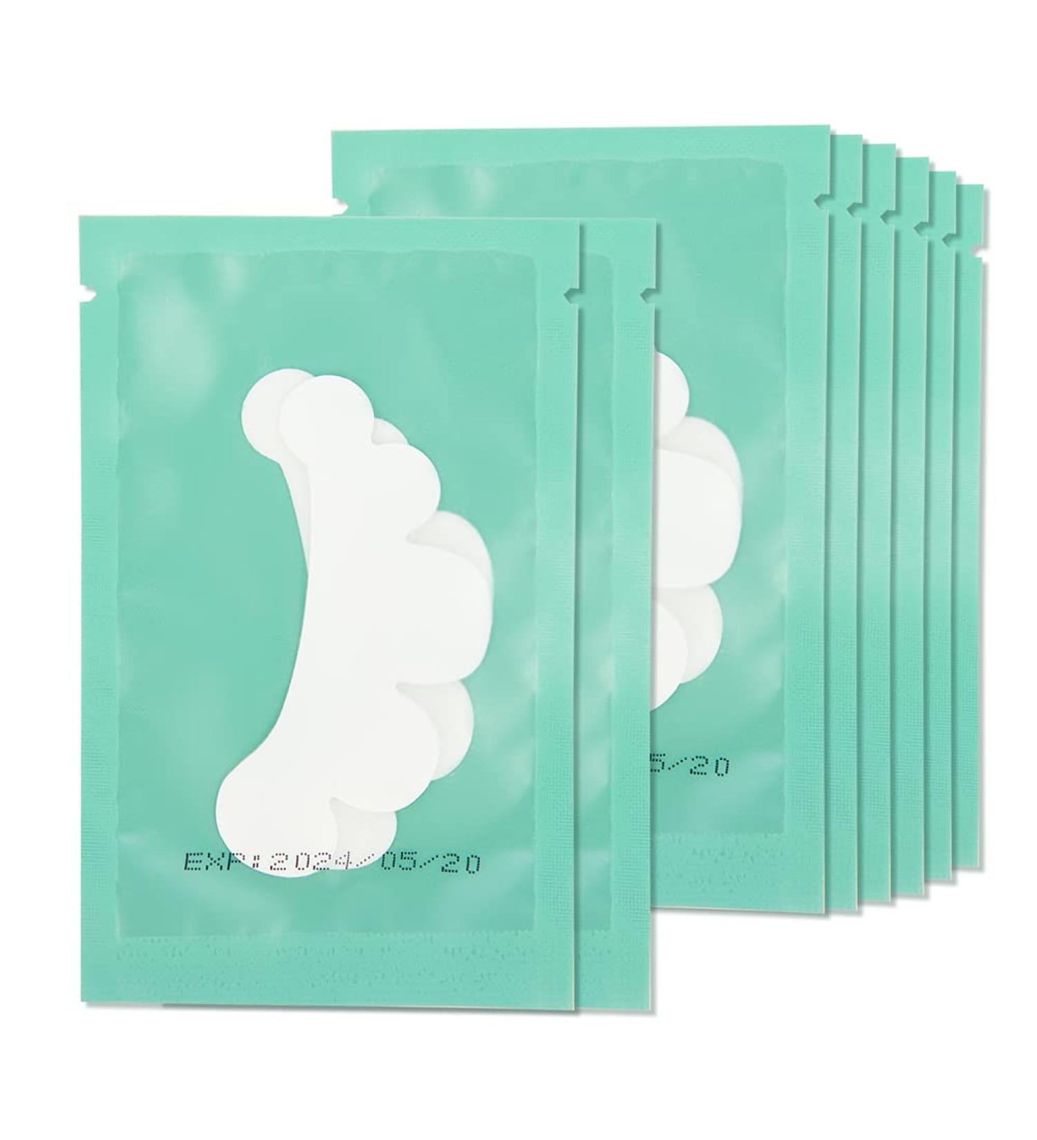 Lunamoon Eye Pads for Eyelash Extensions - 50 Pairs Flower-Light Blue | Perfect for Eyelash Lifting & Color - Buy Online on SooperMarket.com