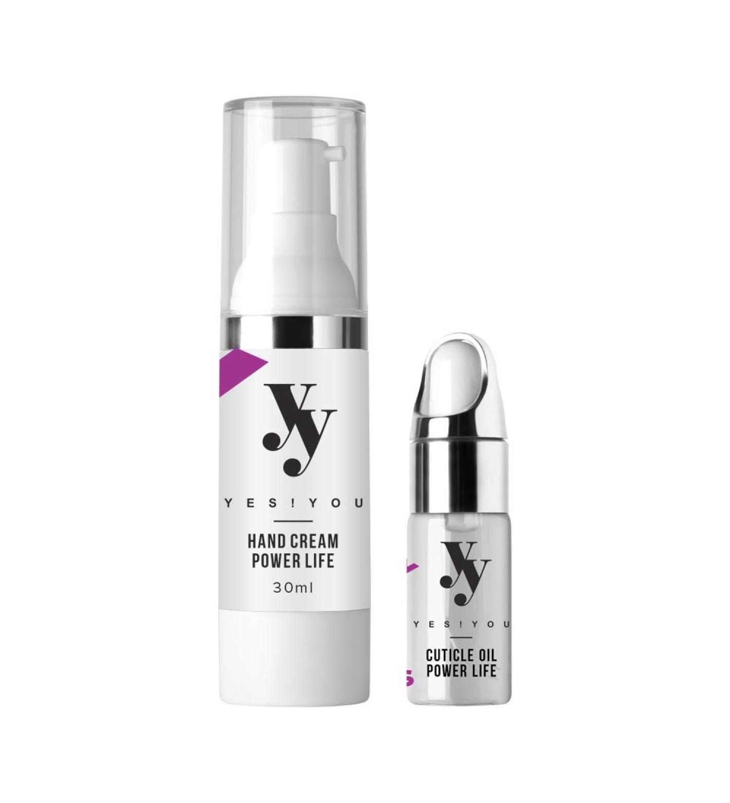 Yes!You Perfumed Manicure Mini 2-Piece Set: Power Life Cuticle Oil & Hand Cream - Buy Online on SooperMarket.com