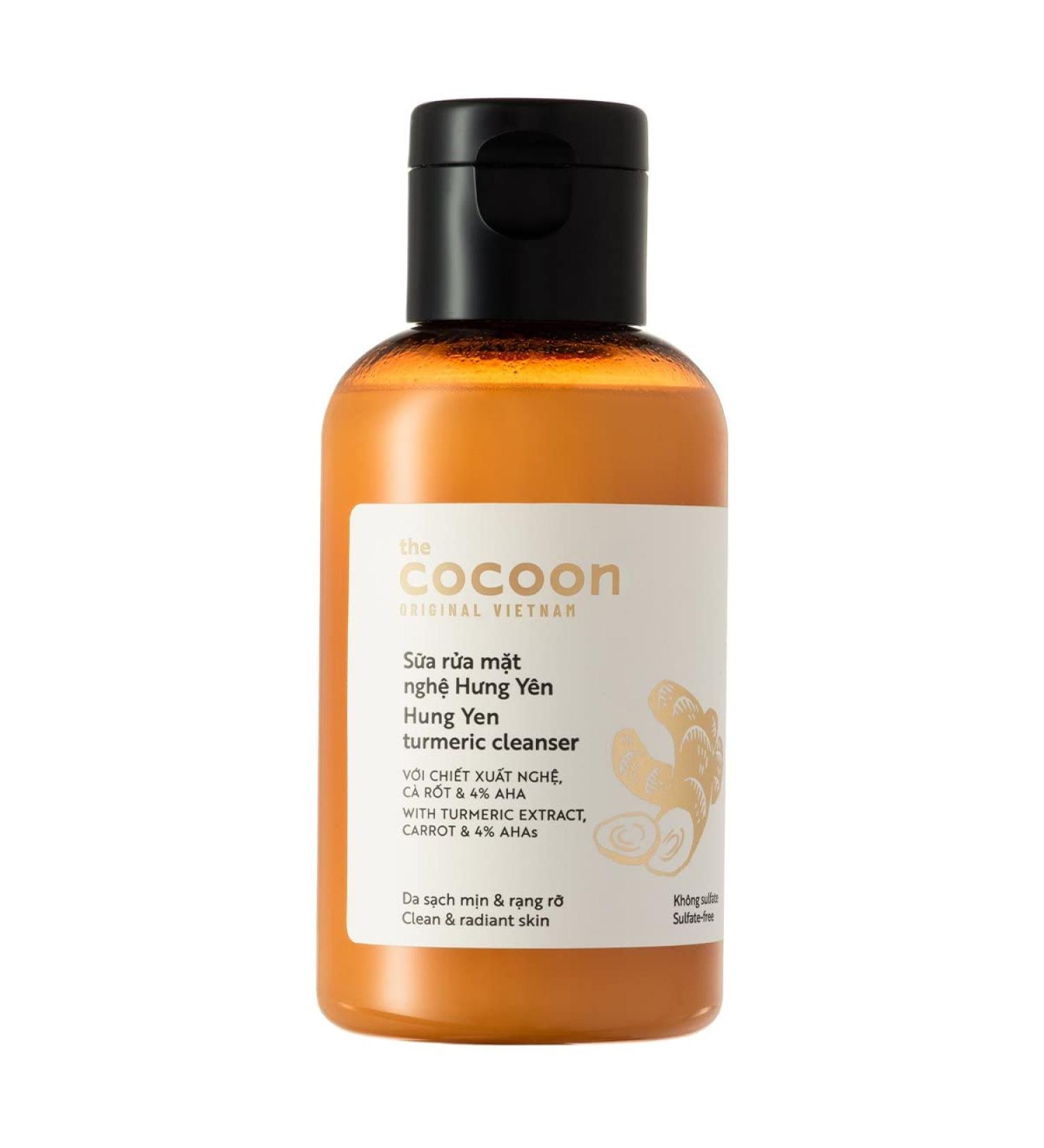 Cocoon Hung Yen Turmeric Cleanser - Natural Skin Brightening Face Wash (4.73 fl oz) | Shop Worldwide - Buy Online on SooperMarket.com