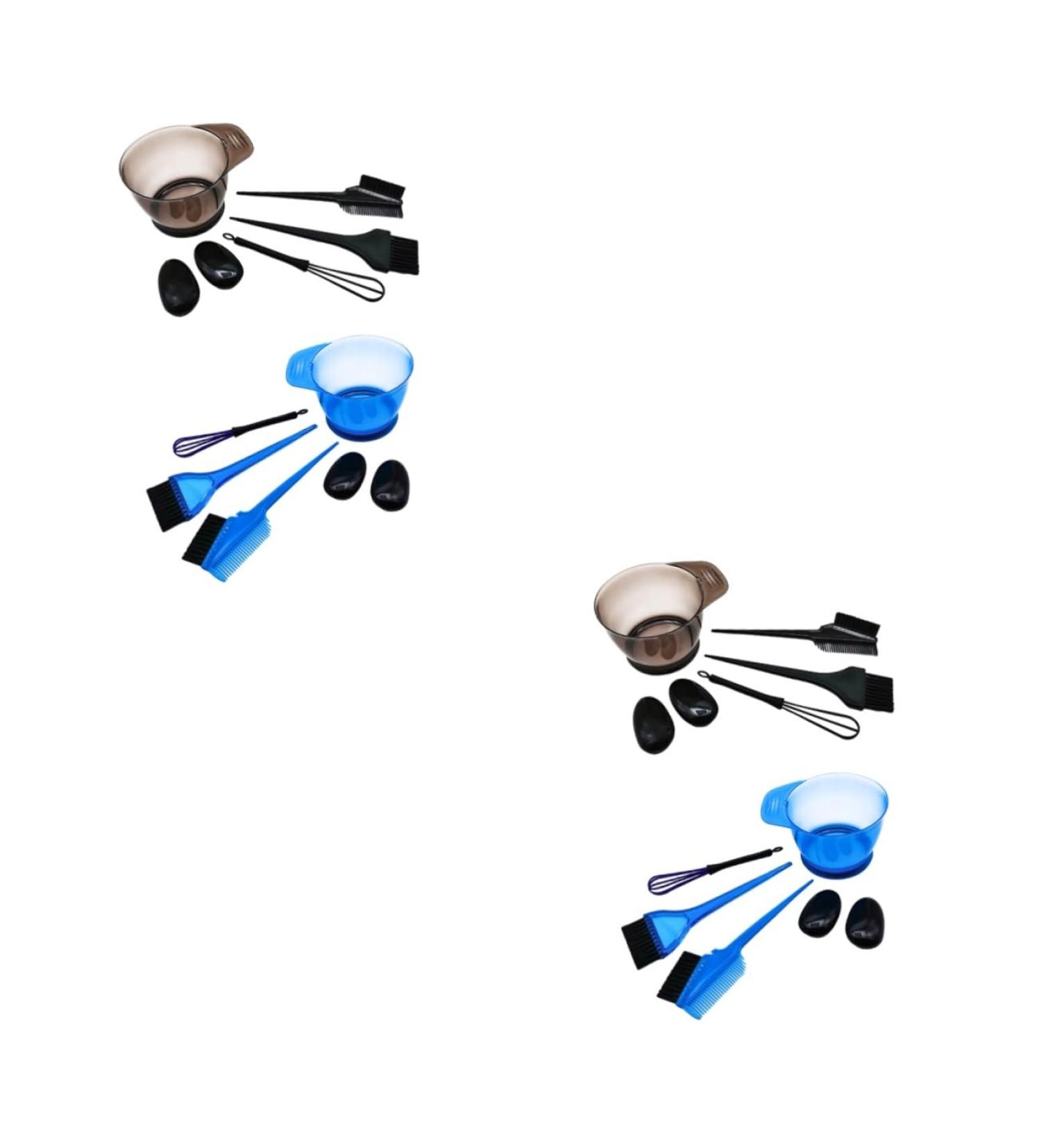 FRCOLOR 4 Sets Hairdressing Ear Cover Set for Mixing Hair Colours Hair Dye Mixing Bowls Hair Dye Brush and Bowl Hair Dye Set Hair Dye Brush Accessories Baking Oil - Buy Online on SooperMarket.com