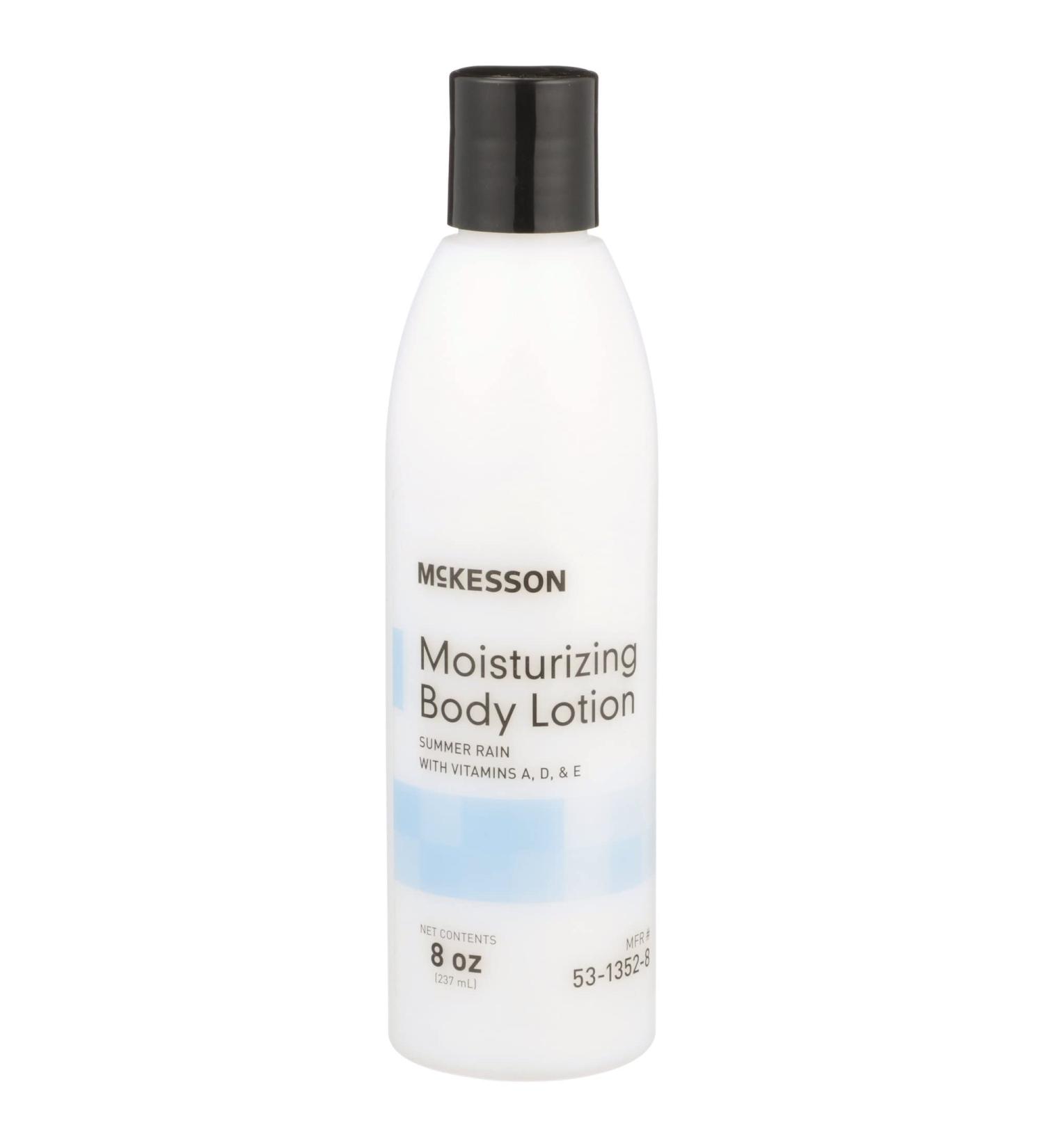 McKesson Moisturizing Body Lotion with Vitamins A, D, E & Summer Rain Scent - 8 oz, 1 Count - 1 Ounce (Pack of 1) - Buy Online on SooperMarket.com